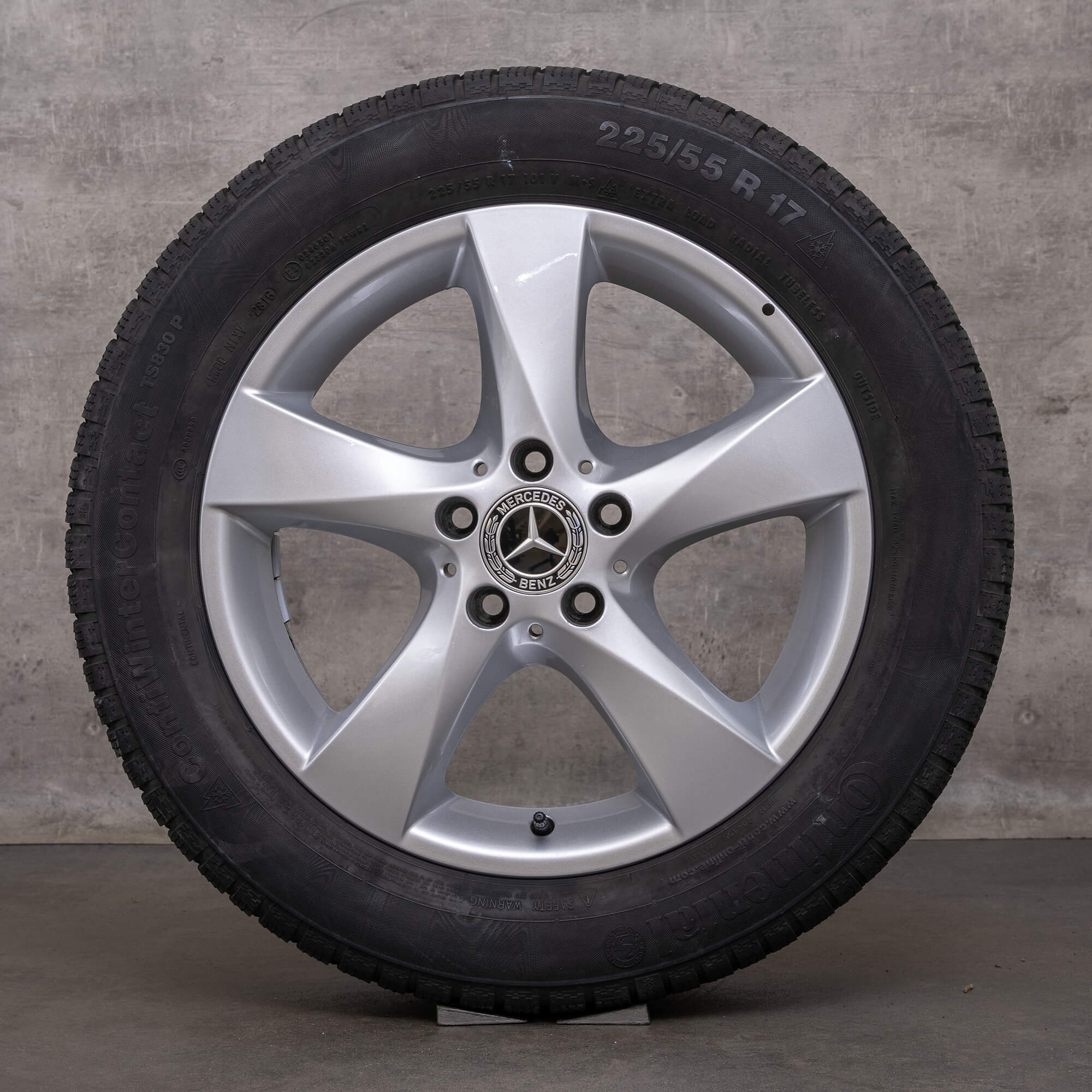 Original Mercedes Benz Classe V roues d'hiver 17 pouces W447 Vito Viano jantes A4474012200 argent