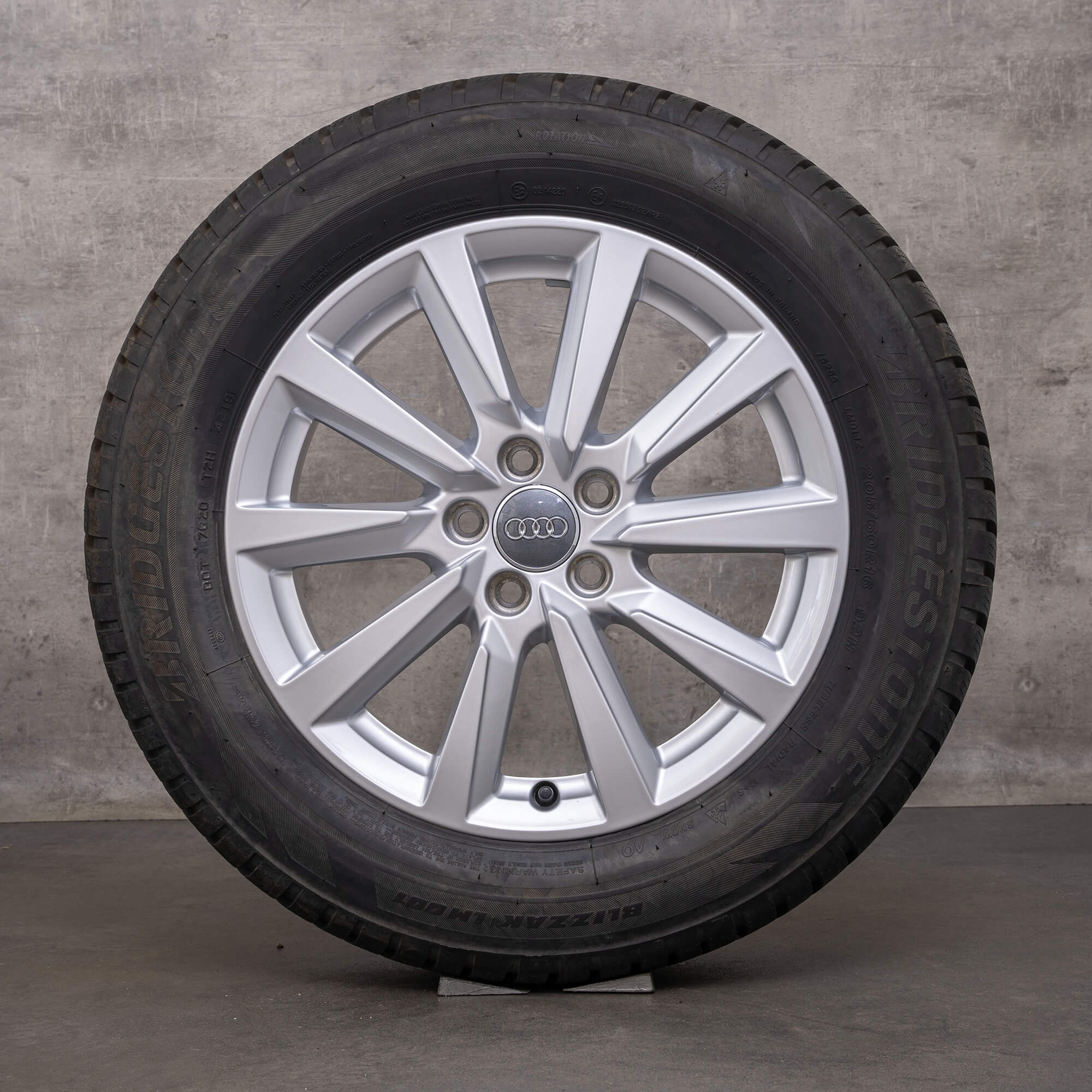 Jantes de inverno originais Audi A1 16 polegadas Citycarver GB jantes 82A601025C prata