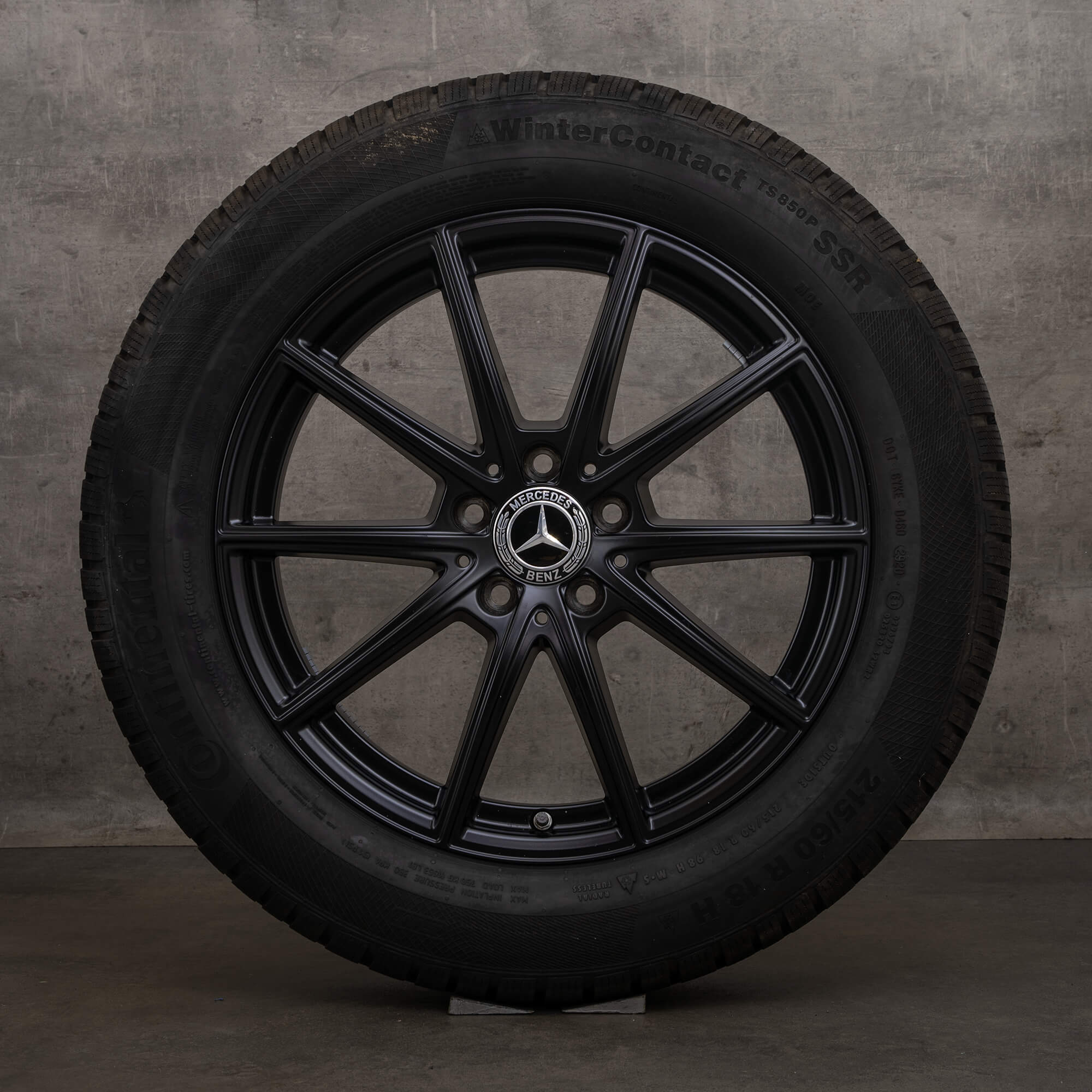 美品◆ベンツ GLA H247 GLB X247用　ホイール18インチ4本セット OEM Mercedes Benz GLA GLB winter wheels 18 inch H247 X247 rims