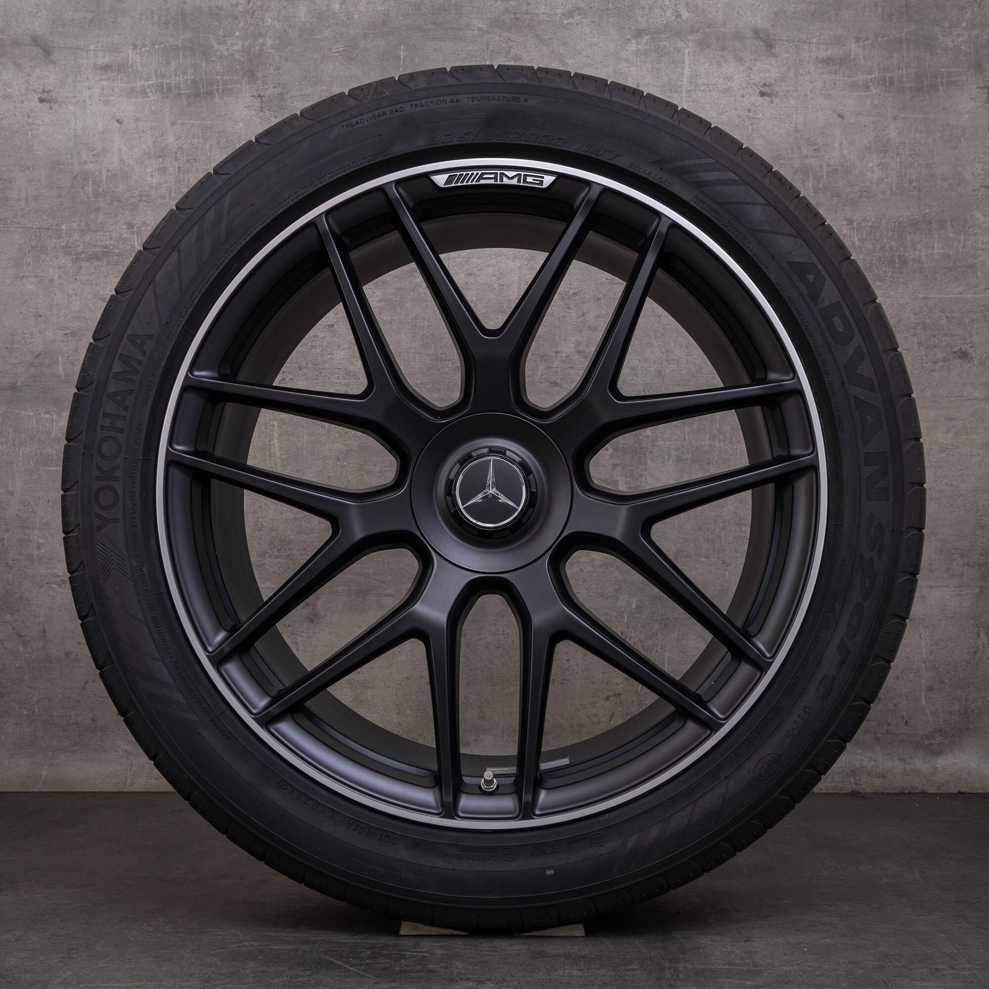 Orijinal Mercedes Benz GLE 53 63 AMG 4Matic+ jantlar 22 inç X167 C167 Hibrit yaz jant lastik A1674014400 A1674014500 siyah mat parlak tornalanmış