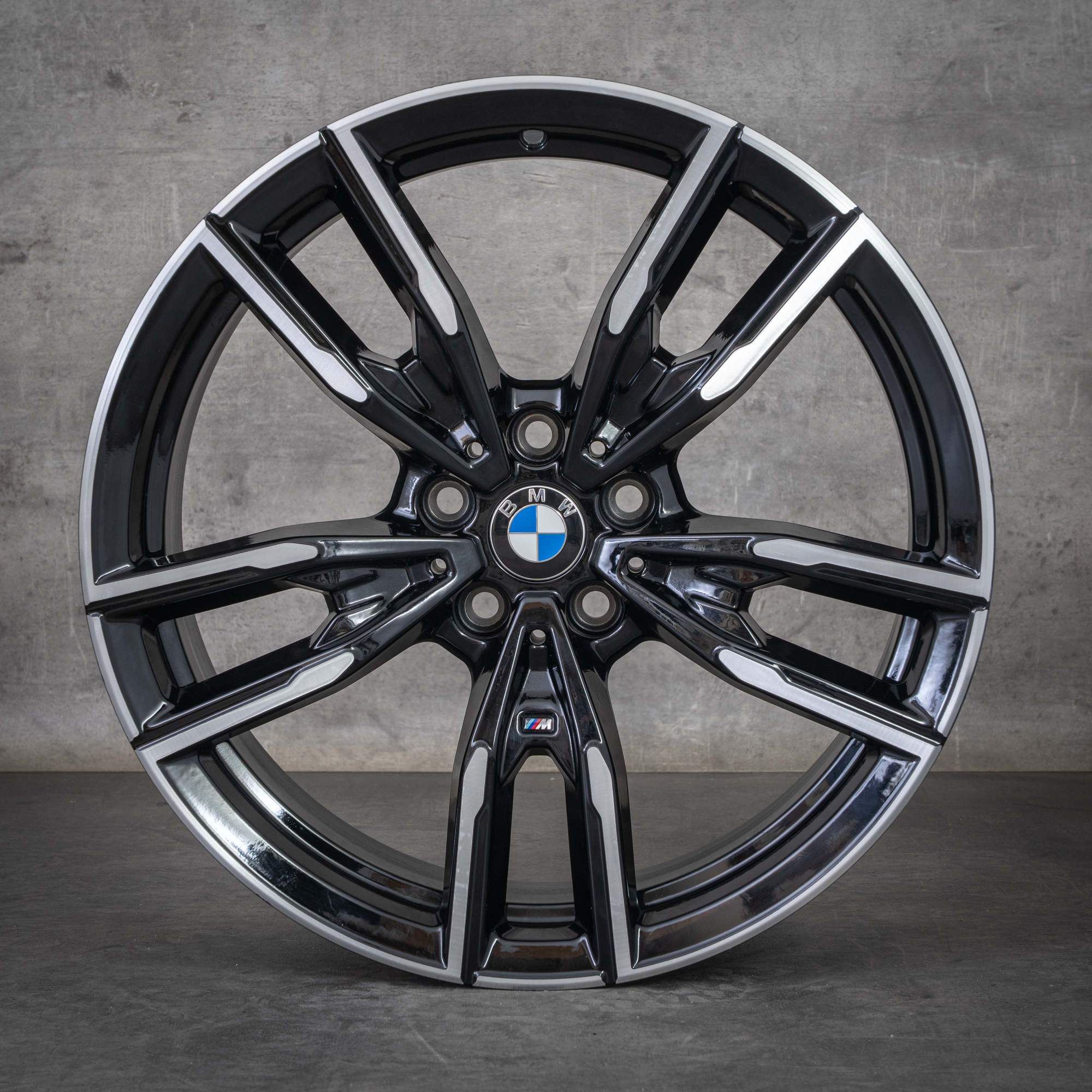 Alkuperäiset BMW 2-sarjan 3-sarjan 4-sarjan vanteet 19 tuuman G42 G20 G21 G22 G23 Styling 792 M 8089894 8089895 musta kiillotettu