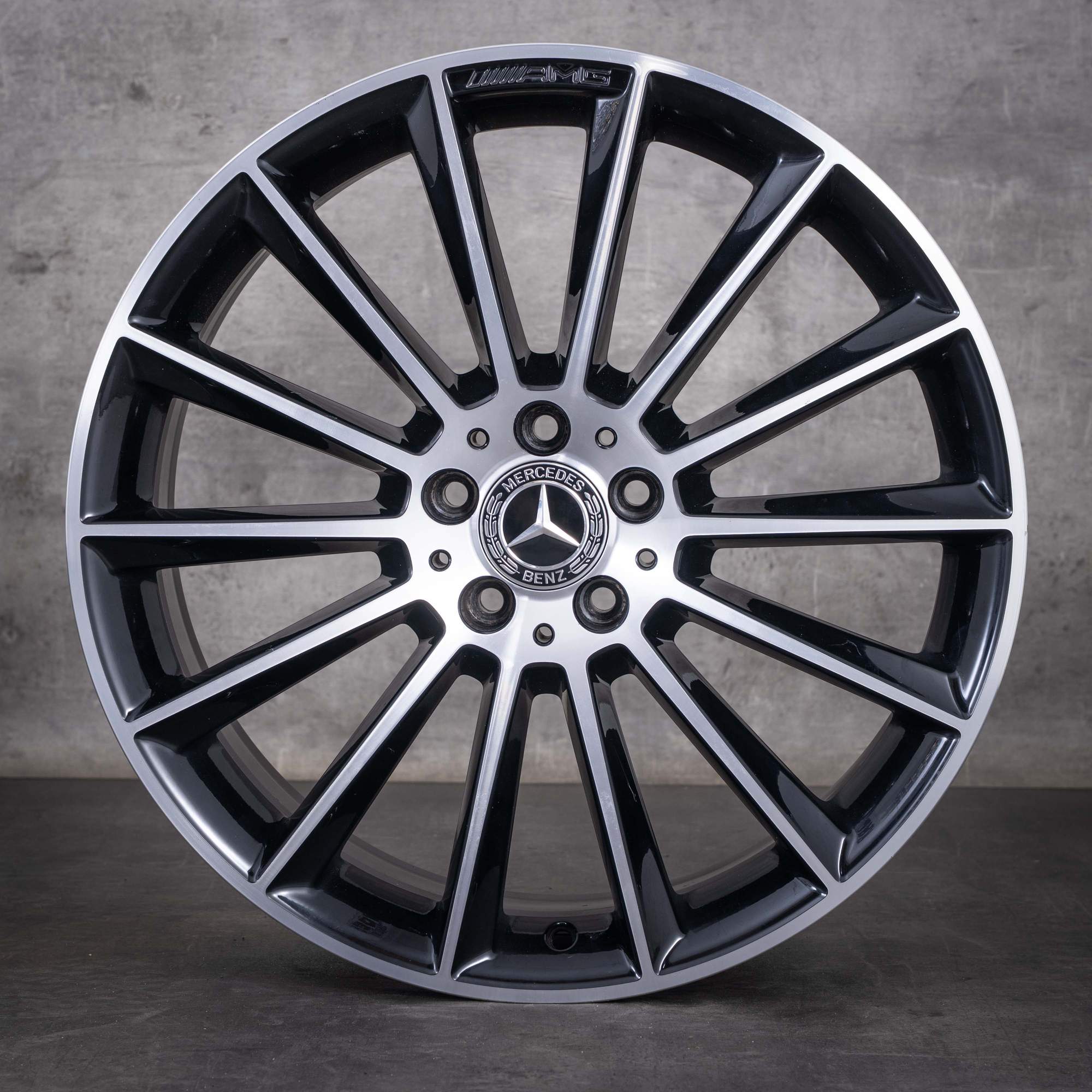 Original Mercedes Benz E-Klasse AMG Winterräder 20 Zoll W213 S213 C238 A238 Felgen A2134012200 A2134012300 schwarz glanzgedreht