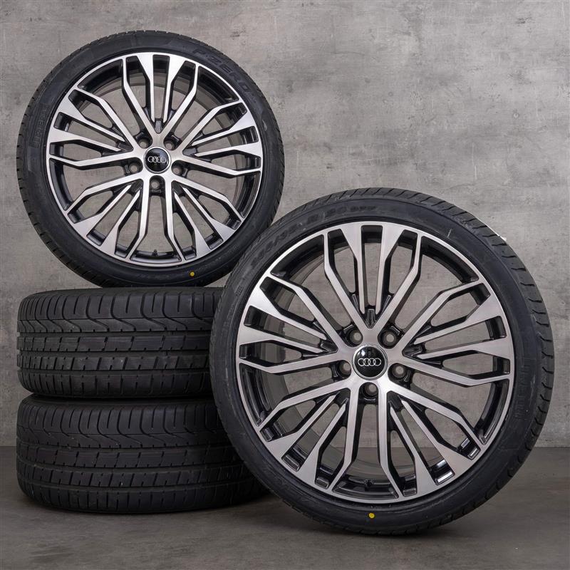 Oem Audi A6 S6 roues hiver 20 pouces 4G C7 Jantes 4G0601025BE noir poli