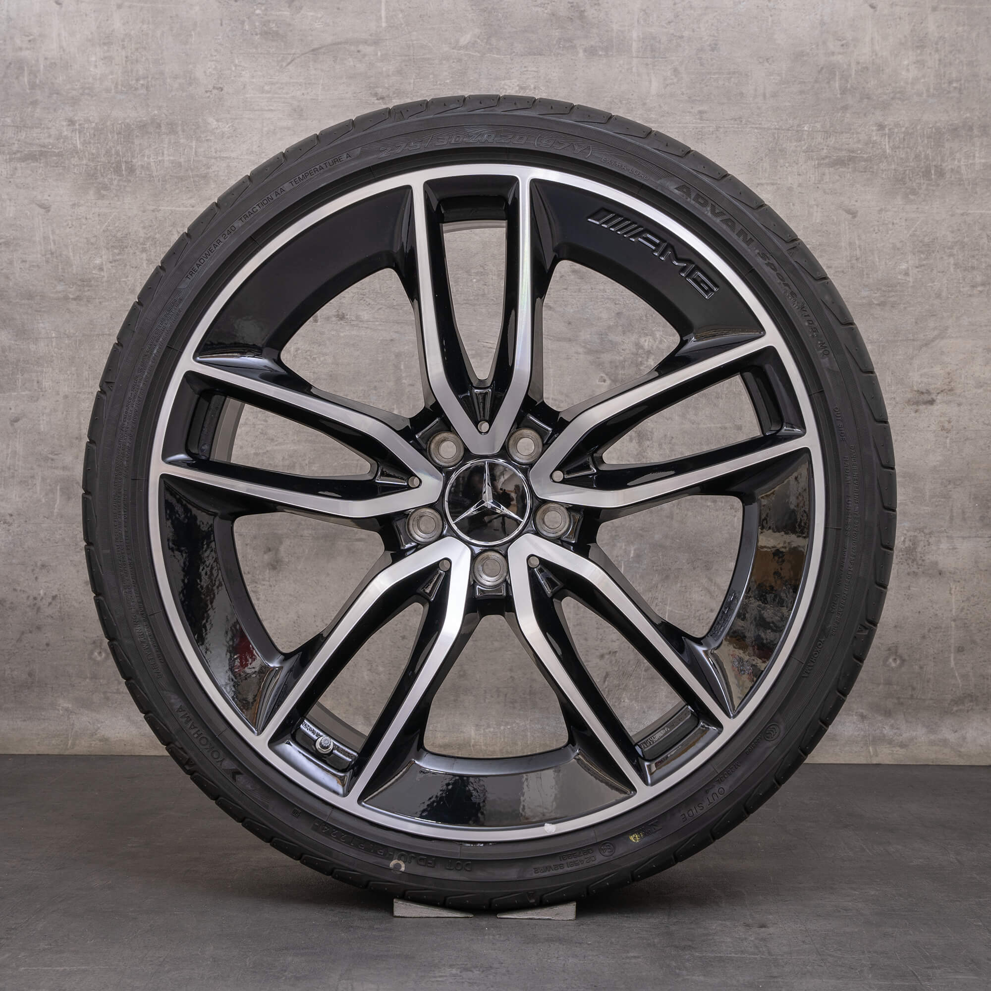 Genuine Mercedes Benz CLS 53 AMG llantas 20 pulgadas C257 4Matic Sommerrder A2574013100 A2574012200 negro brillante torneado