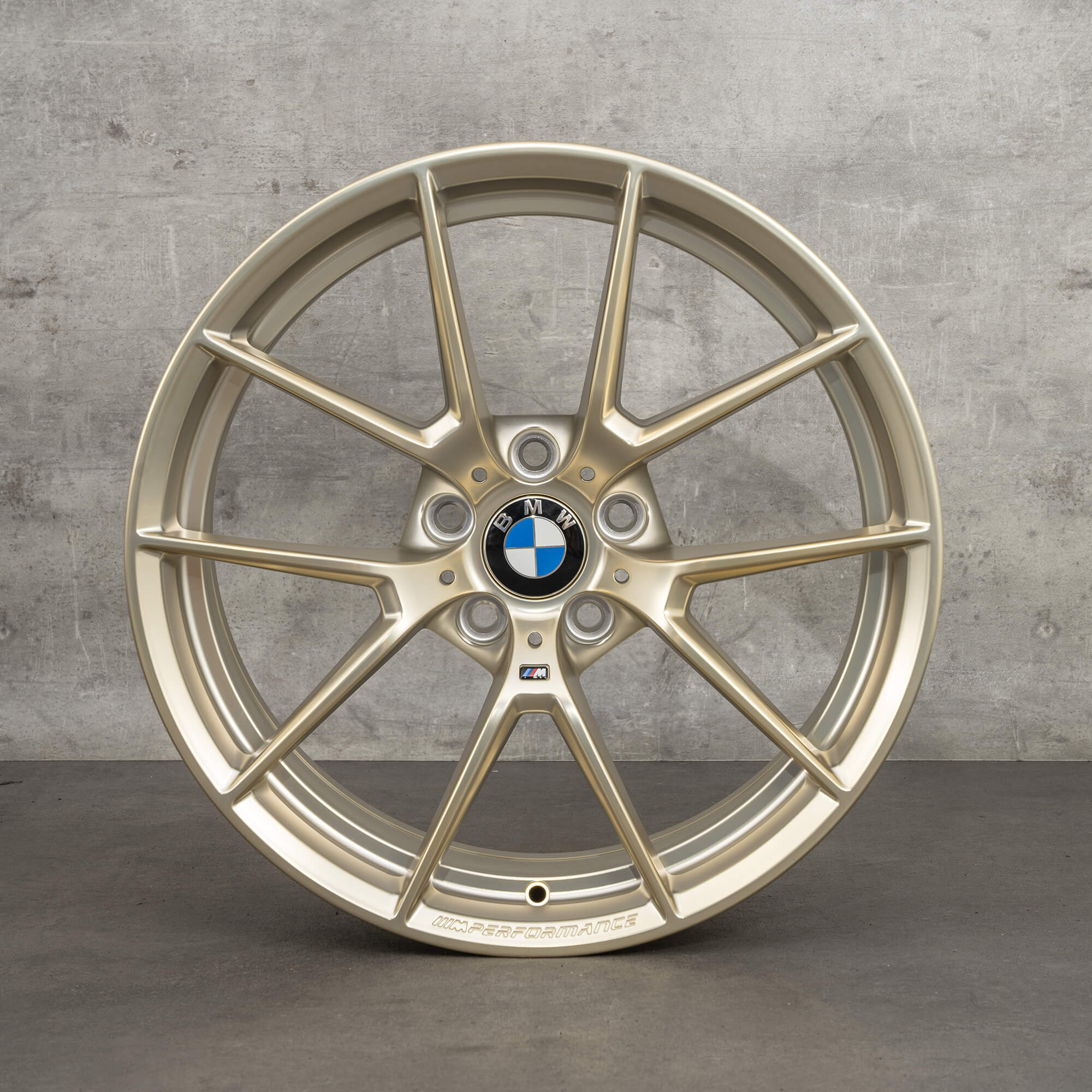 BMW 19 palcové ráfky M2 F87 M3 F80 M4 F82 F32 Frozen Gold M763 8097287 8097288
