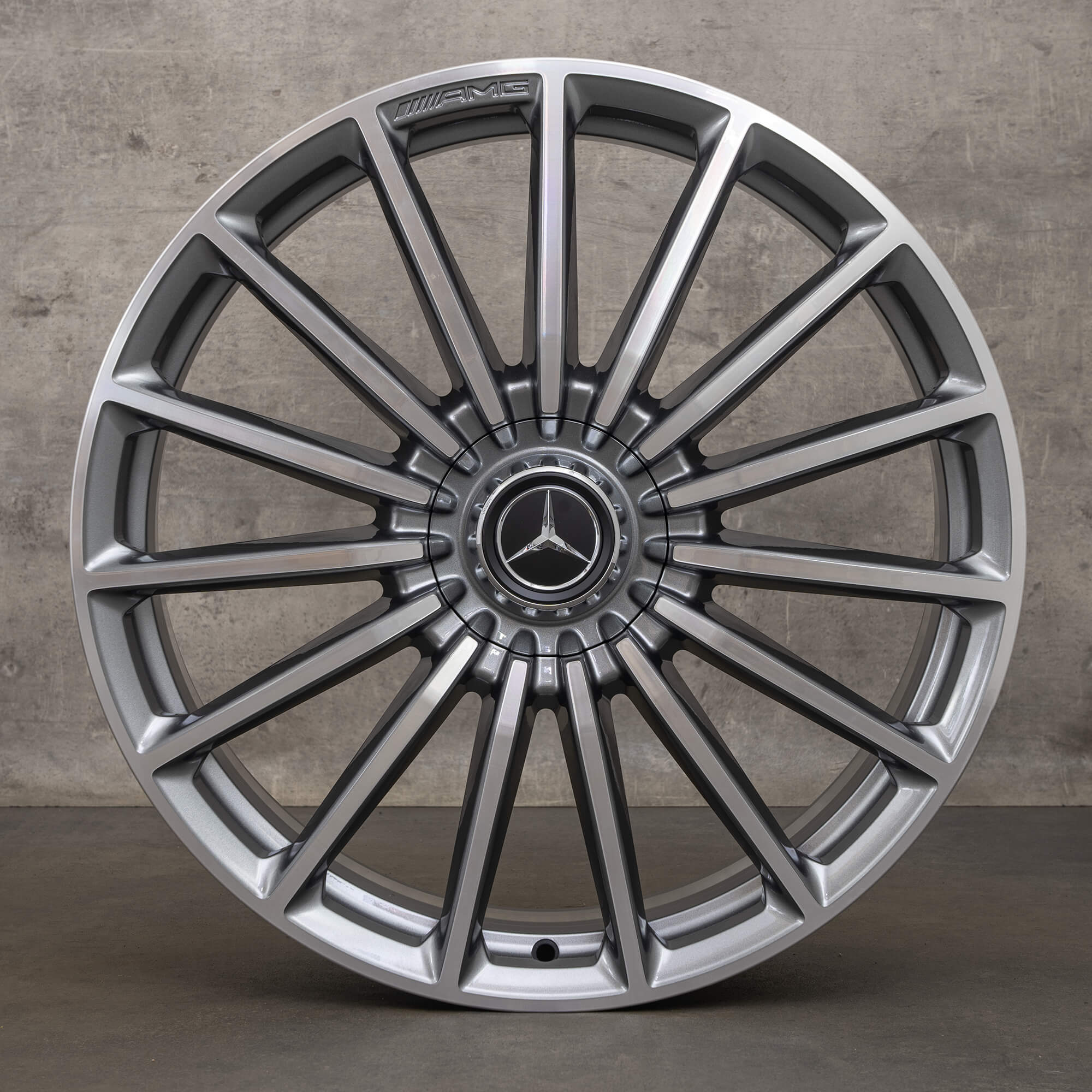 Oryginalne felgi Mercedes Benz GLA GLB 35 45 AMG 21 cali X247 H247 A2474012200 szary himalaya polerowane NOWOŚĆ