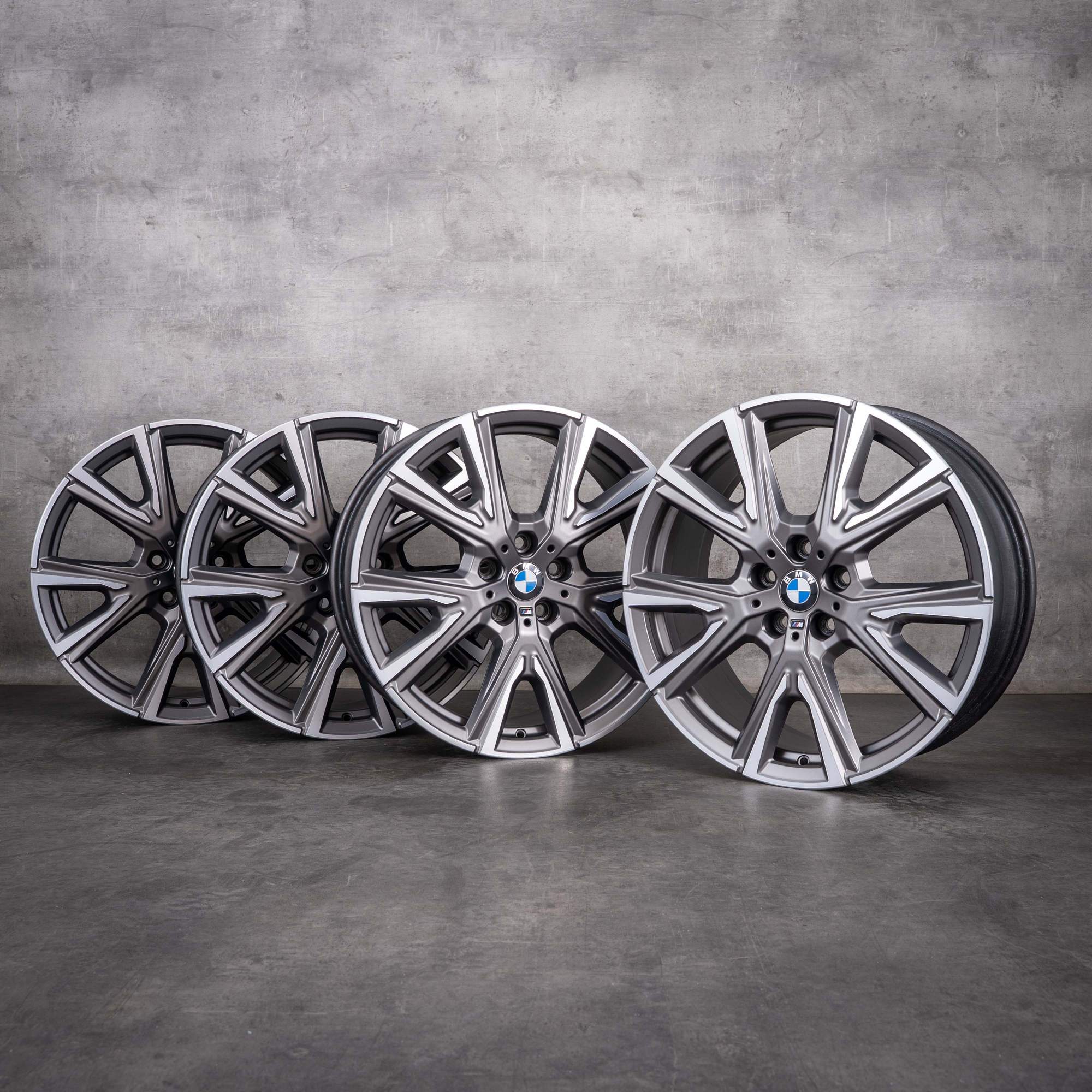 OEM BMW 1 Series 2 Series 19inch Rims F40 F44 Gran Coupe Styling 557 M 8053525 Cerium Gray Diamond Cut Polished Finish