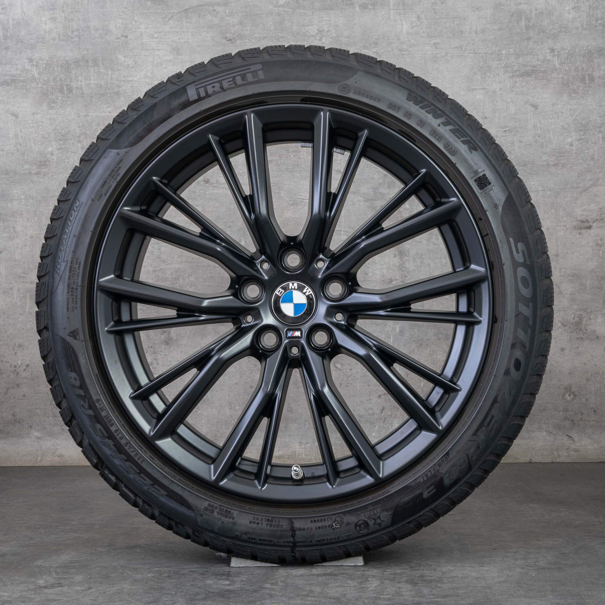 Alkuperäiset BMW 3-sarjan vanteet 18 tuuman G20 G21 kesäpyörät Styling 796 M 6885305 musta matta