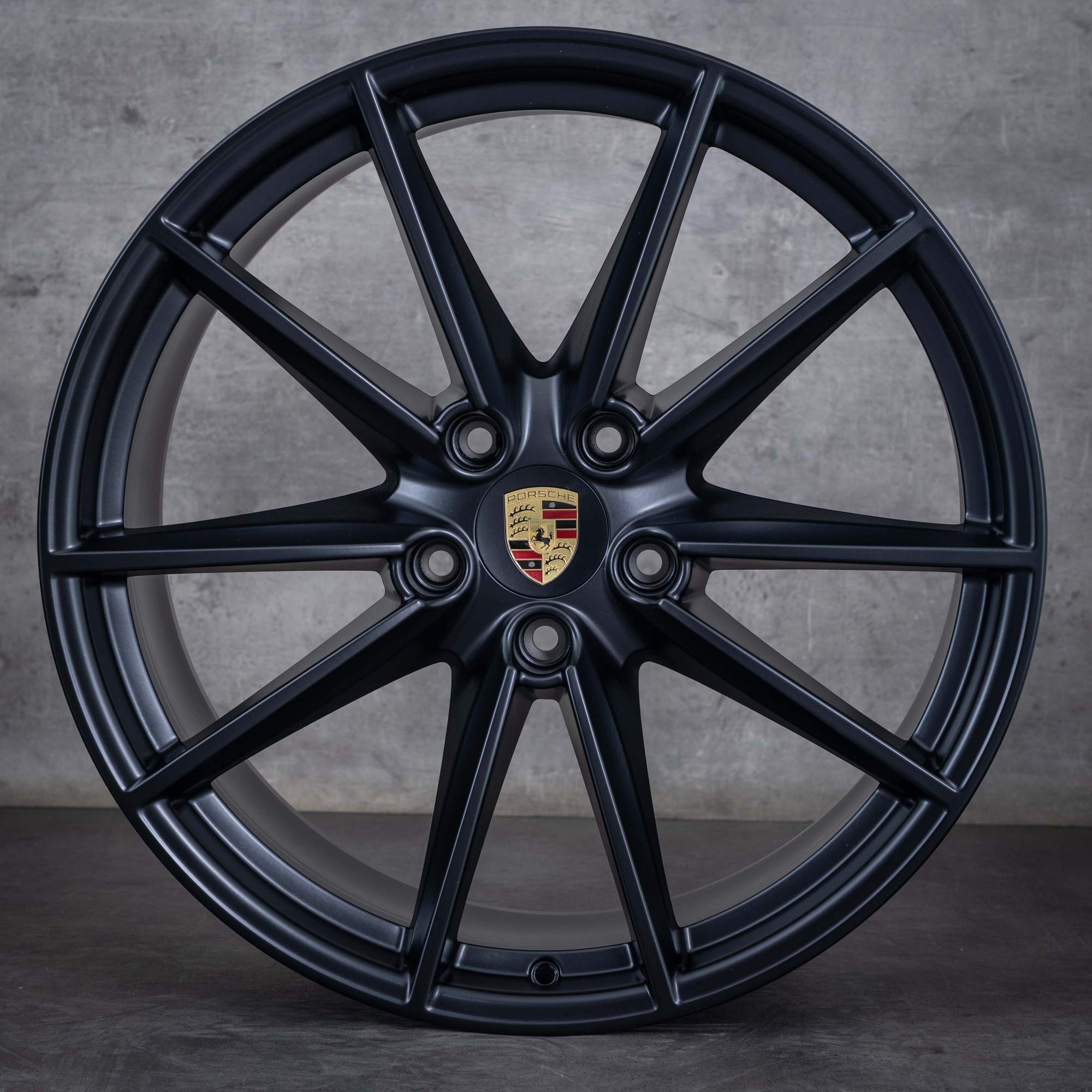 Alkuperäiset Porsche 992 I talvirenkaat 20 21 tuuman Carrera S vanteet 992601025C 992601025E musta matta