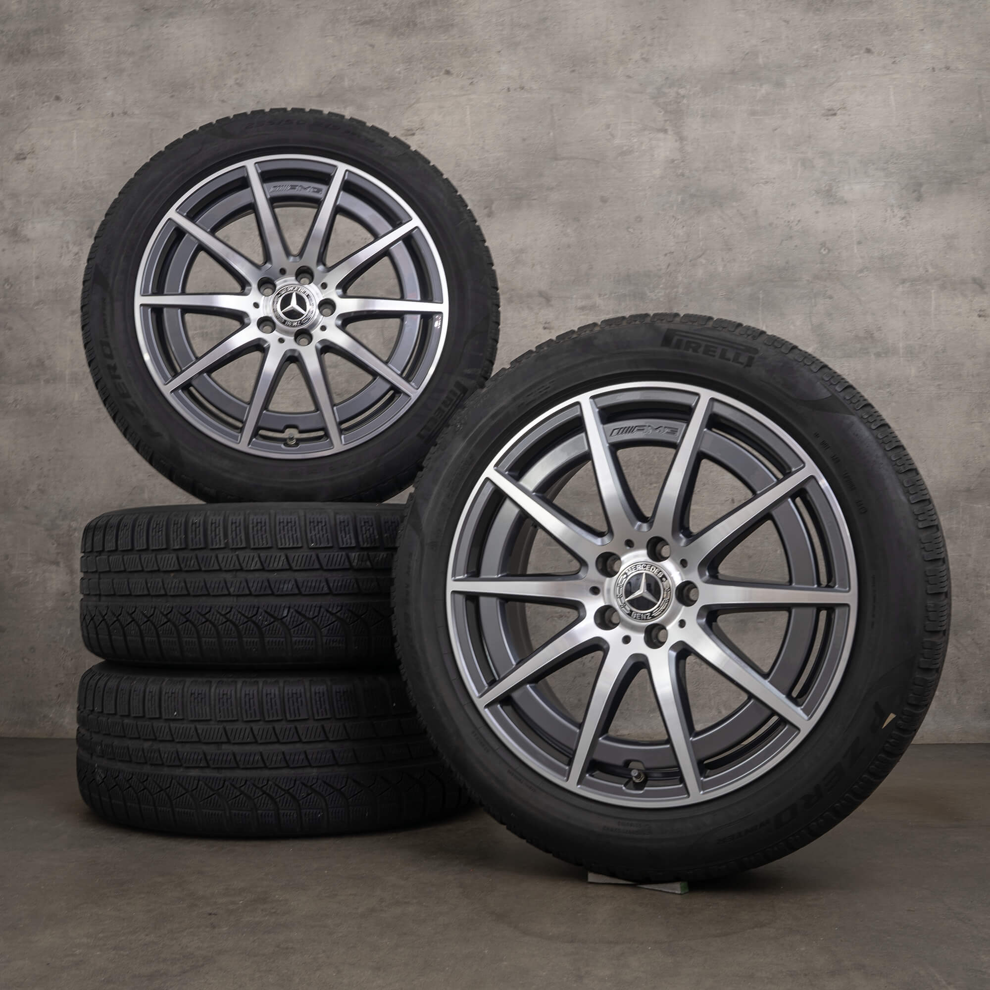 Originale Mercedes Benz GLA GLB 35 45 AMG vinterhjul 19 tommer H247