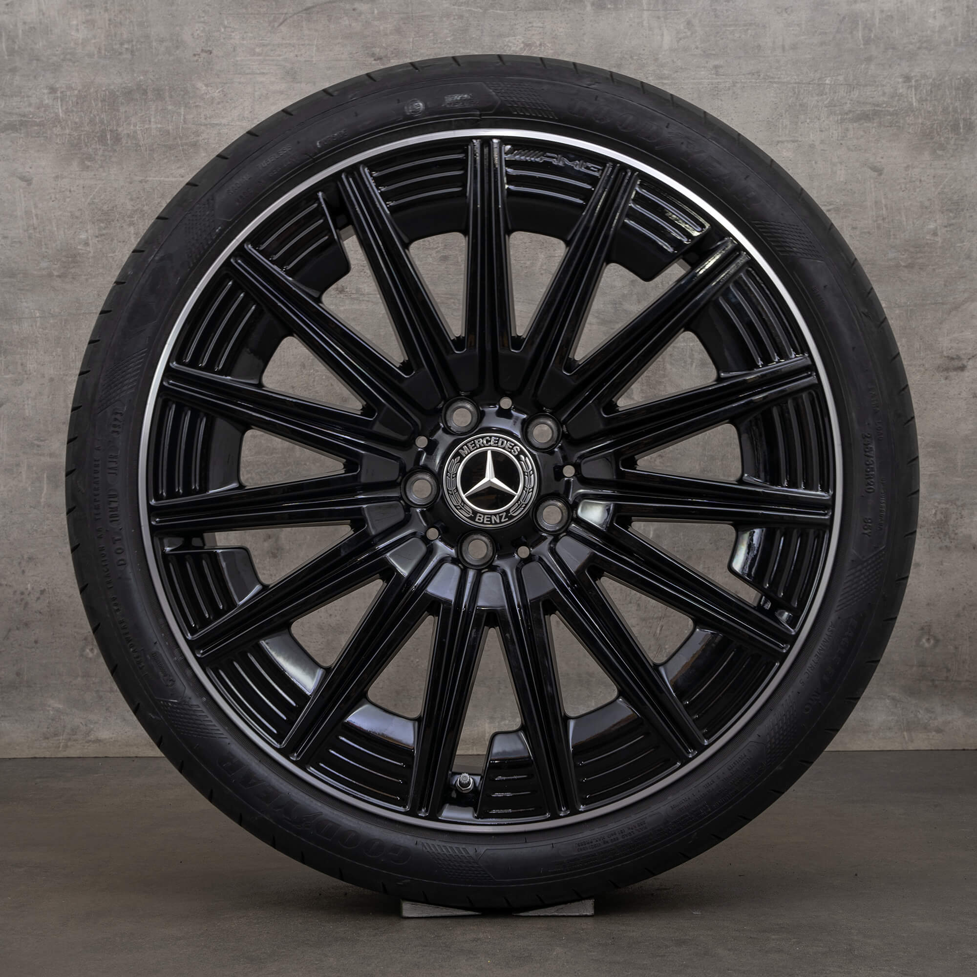 Llantas de invierno originales Mercedes Benz CLE AMG 20 pulgadas C236 A2364012300 A2364012400 negro brillante