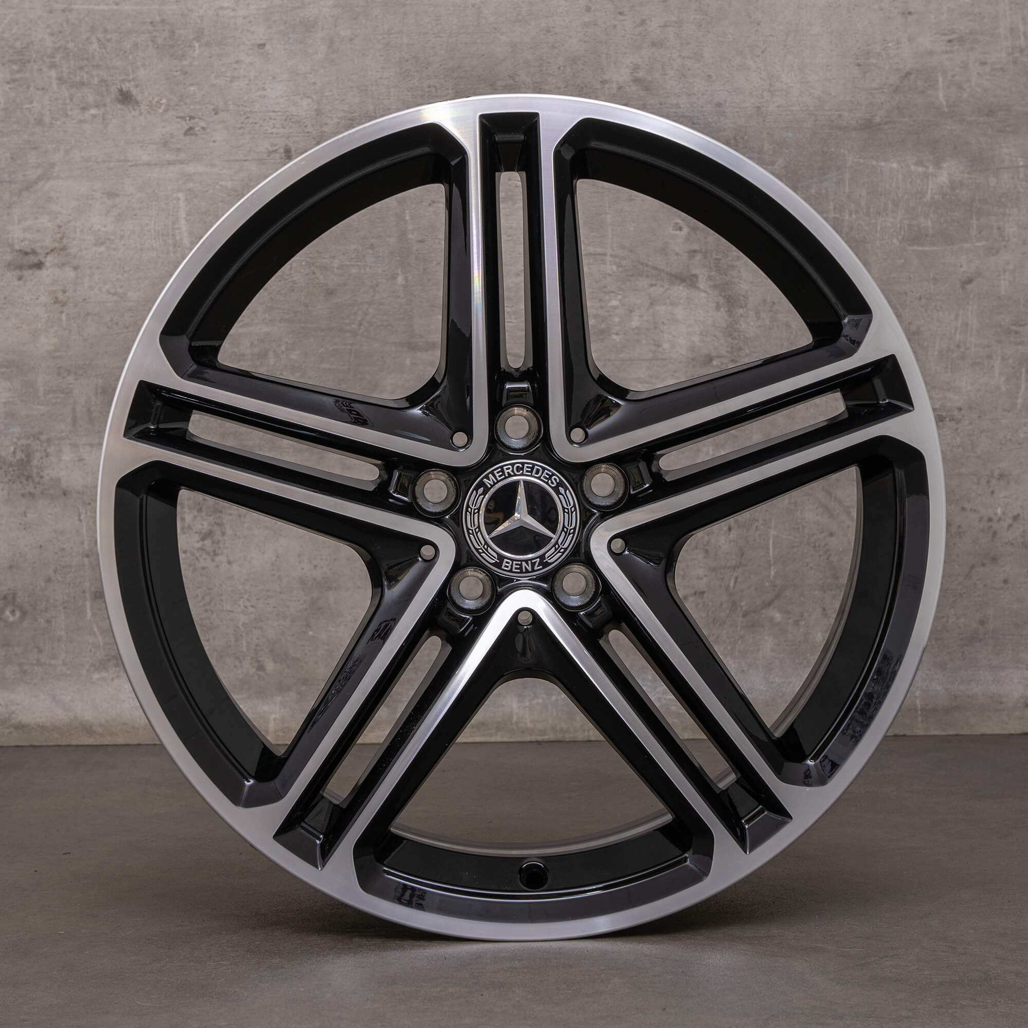Originale Mercedes CLS fælge 19 tommer C257 A2574011200 A2574011300 sort blank drejet NYT
