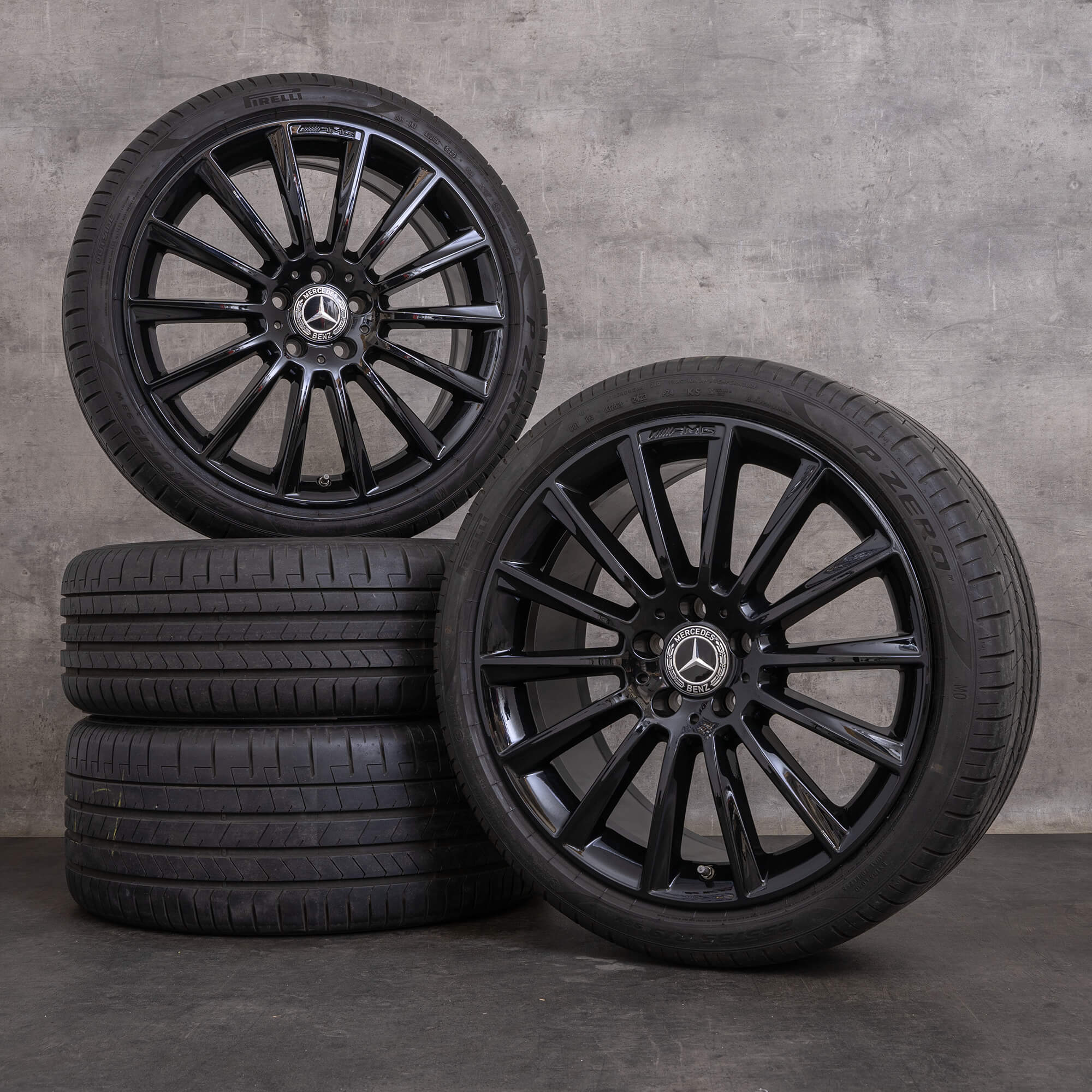 OEM Mercedes Benz C-Class AMG Rims 19 inch W205 S205 C205 A205 Summer ...