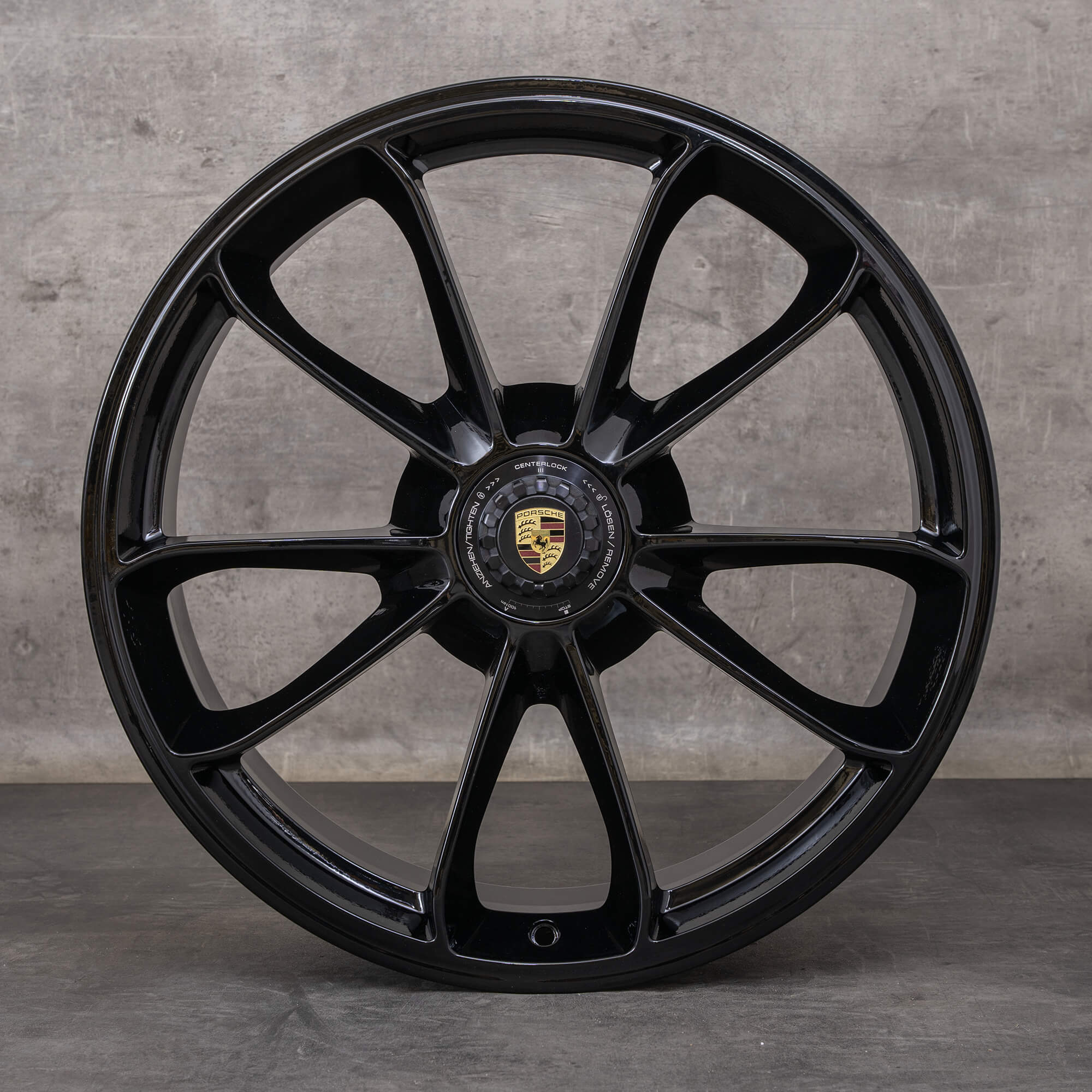 Oryginalne Felgi Porsche 911 20 cali 991 I & II GT3 RS GT2 99136216282 99136216883 czarne NOWE