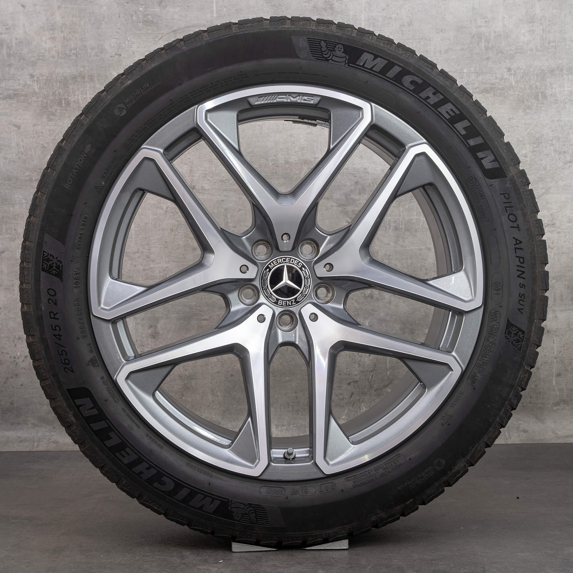 AMG Mercedes GLC 63 X253 W253 20 inch alloy rims winter tires wheels