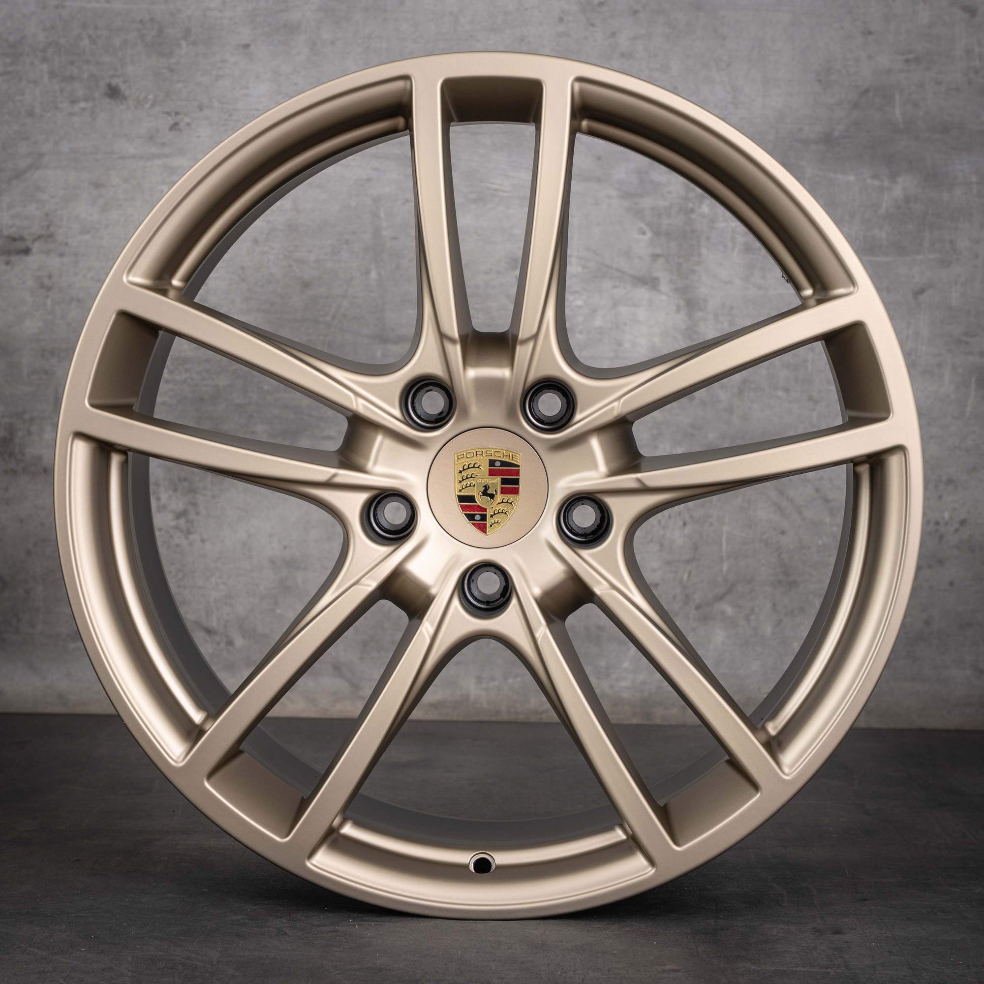 Oryginalne felgi Porsche Cayenne 20 cali 9YA E3 II 9Y0601025BB 9Y0601025BC neodyme matt