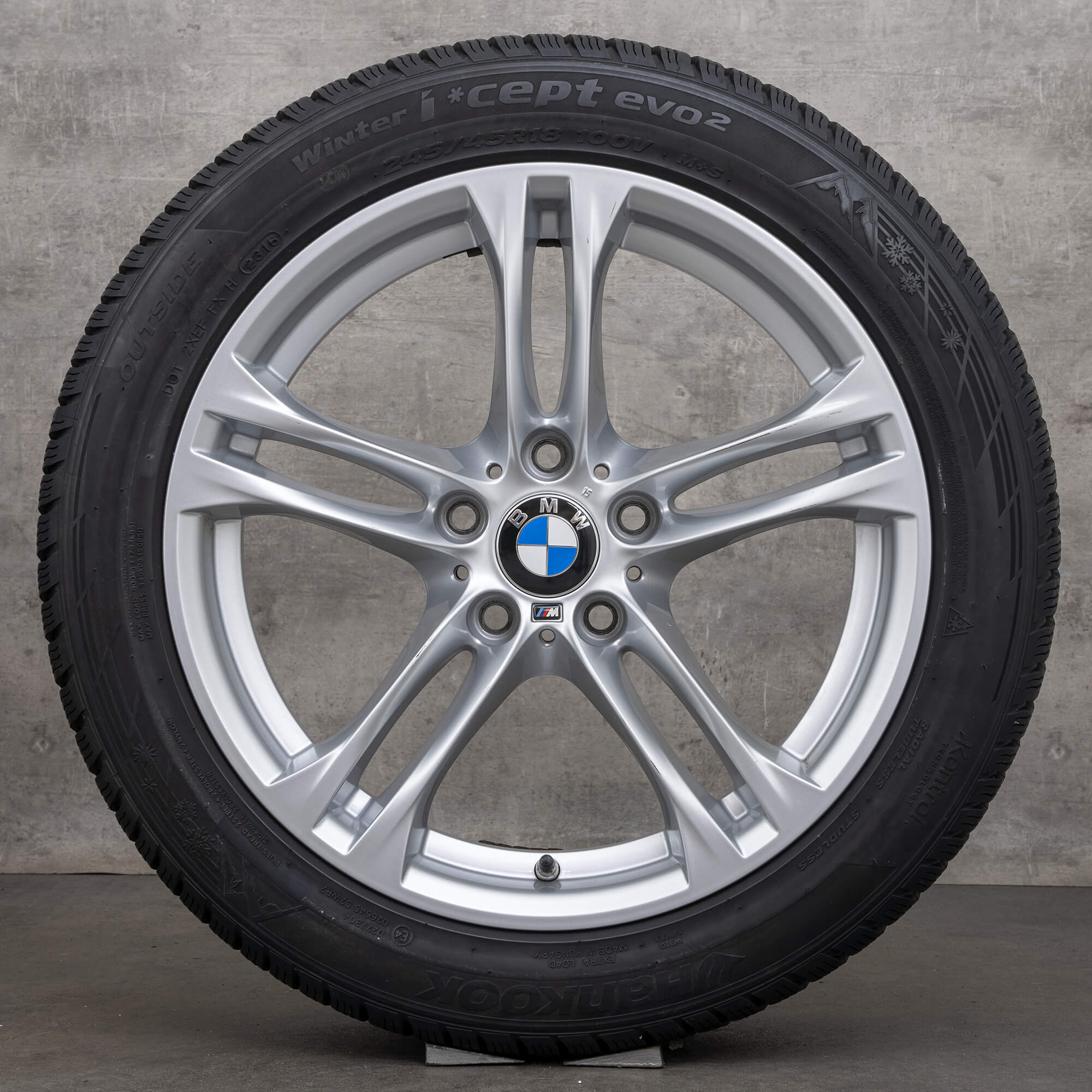 BMW 5-serie F10 F11 6-serie F12 F13 vinterhjul 18-tommers felger vinterdekk 613
