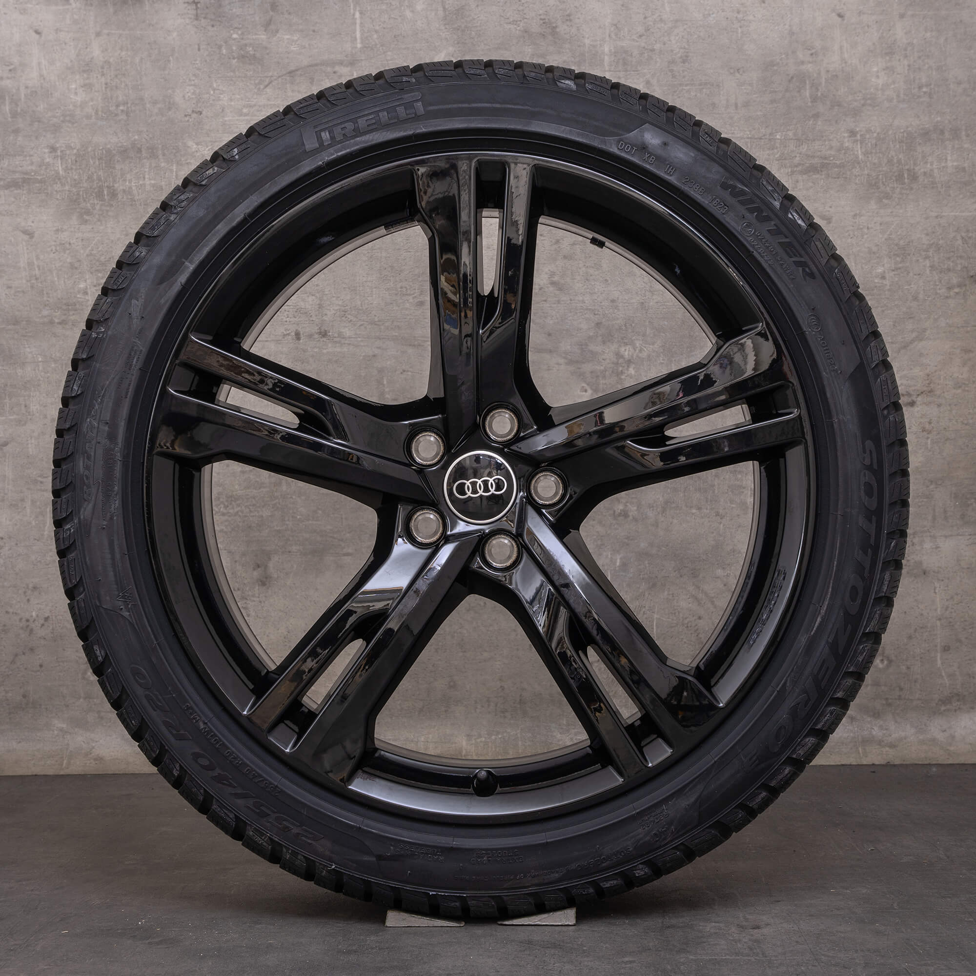 Original Audi A7 S7 vinterhjul 20 tum 4K C8 fälgar 4K8071490 Ramus svart NY
