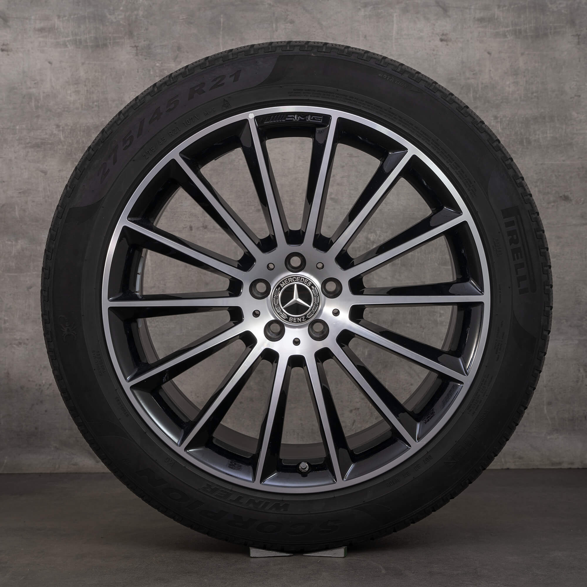 AMG Mercedes GLE wintervelgen W167 V167 21 inch winterbanden velgen 5 mm