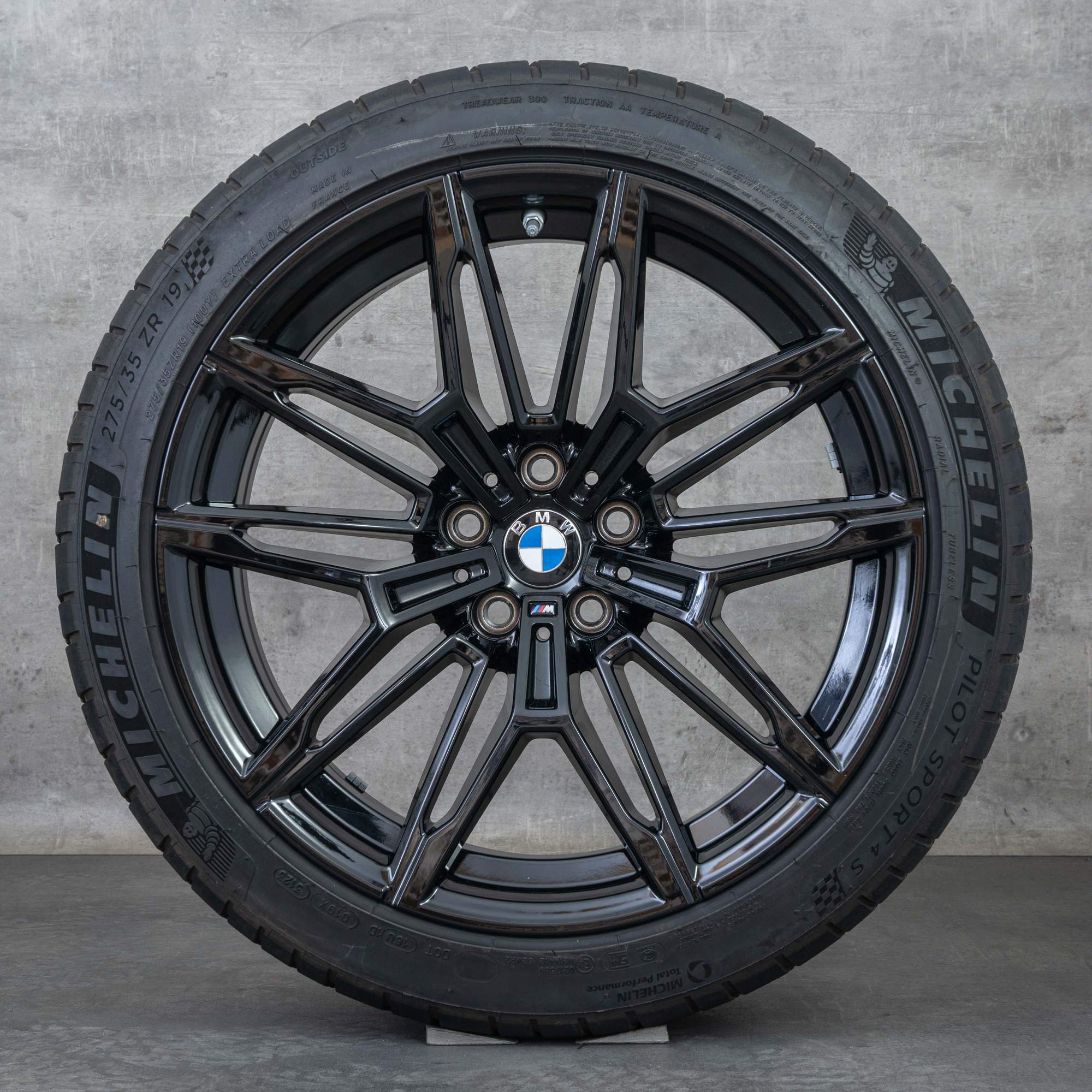 Oryginalne felgi BMW M2 M3 M4 19 20 cali G87 G80 G81 G82 G83 koła letnie stylizacja 930 M 7882869 7882870 czarny błyszczący
