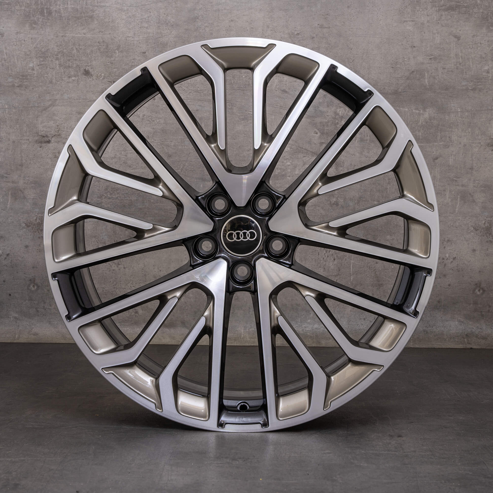 OEM Audi Q5 SQ5 rims 21 inch FY GU Sportback summer wheels 8MA601025L granit gold polisched NEW