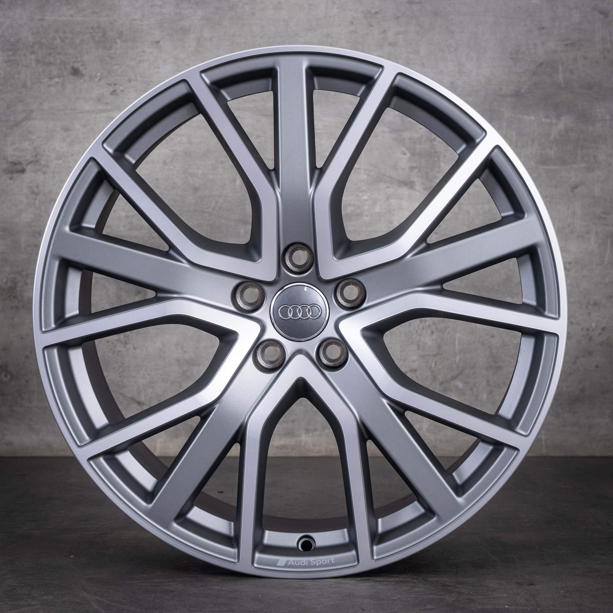 Cerchi originali Audi A6 S6 da 20 pollici 4K C8 4P C9 4K0601025AB in titanio opaco diamantato NUOVI