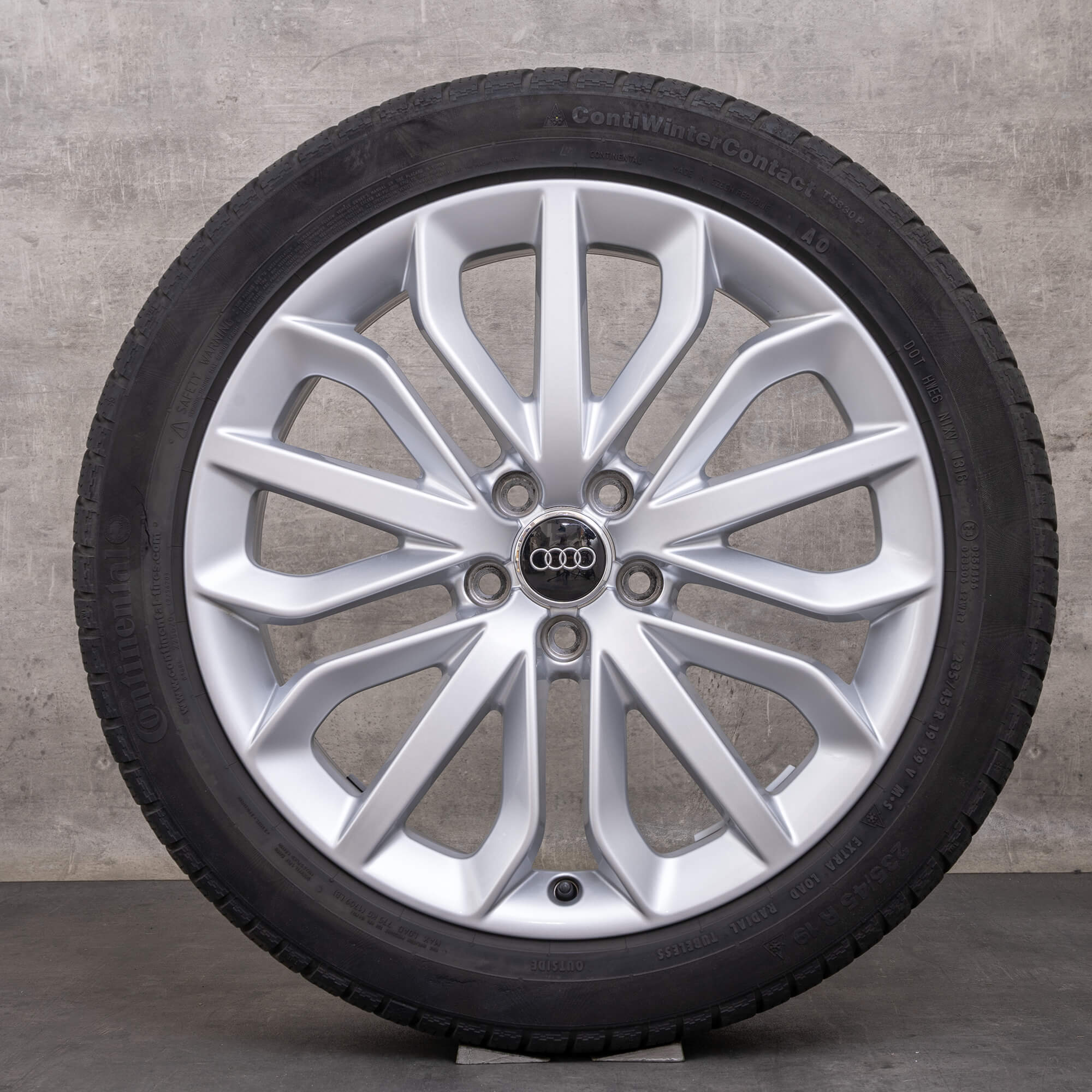 Original Audi A6 S6 Winterräder 19 Zoll 4G C7 Felgen 4G0601025P silber