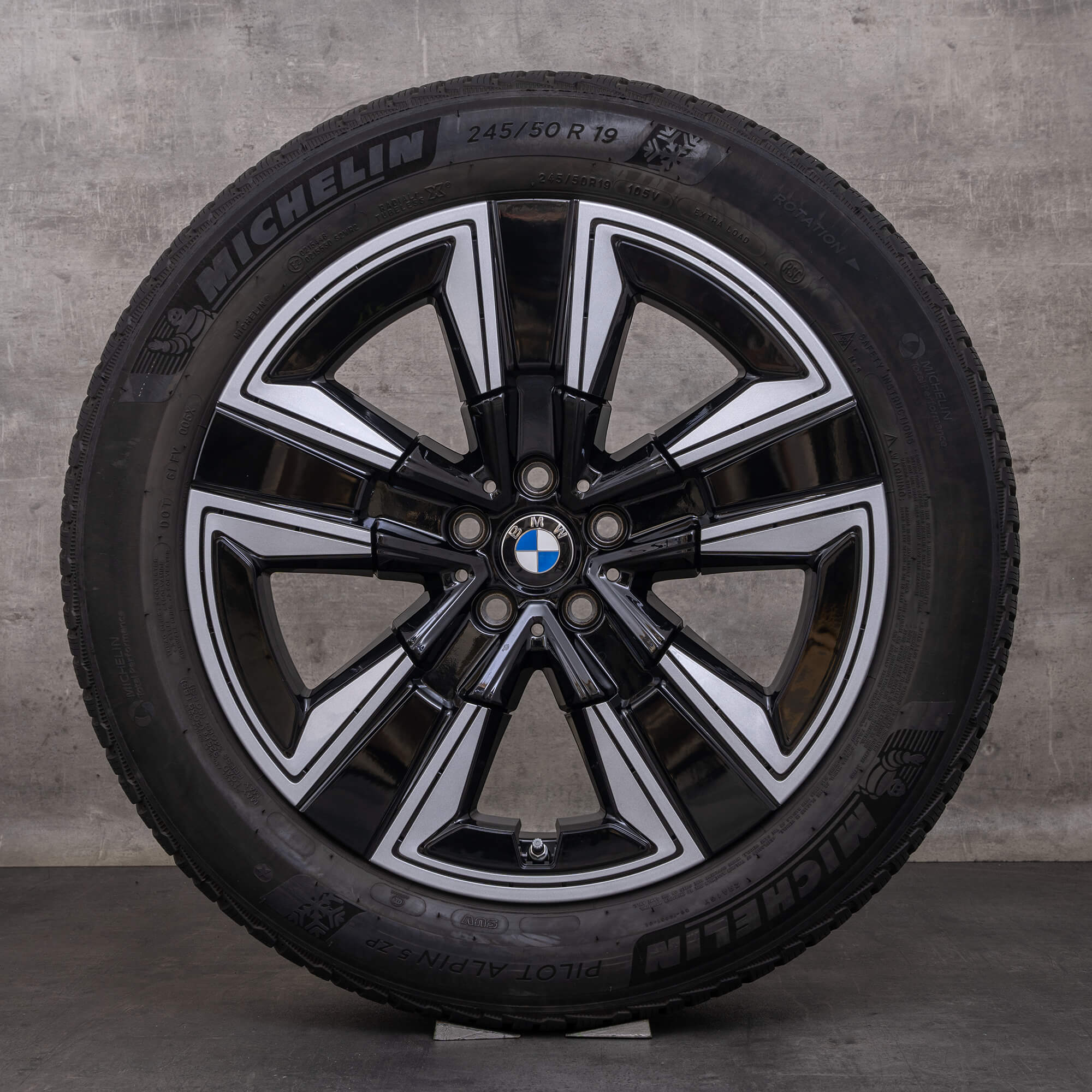 OEM BMW iX3 snow tire packages 19 inch G08 rims styling 842