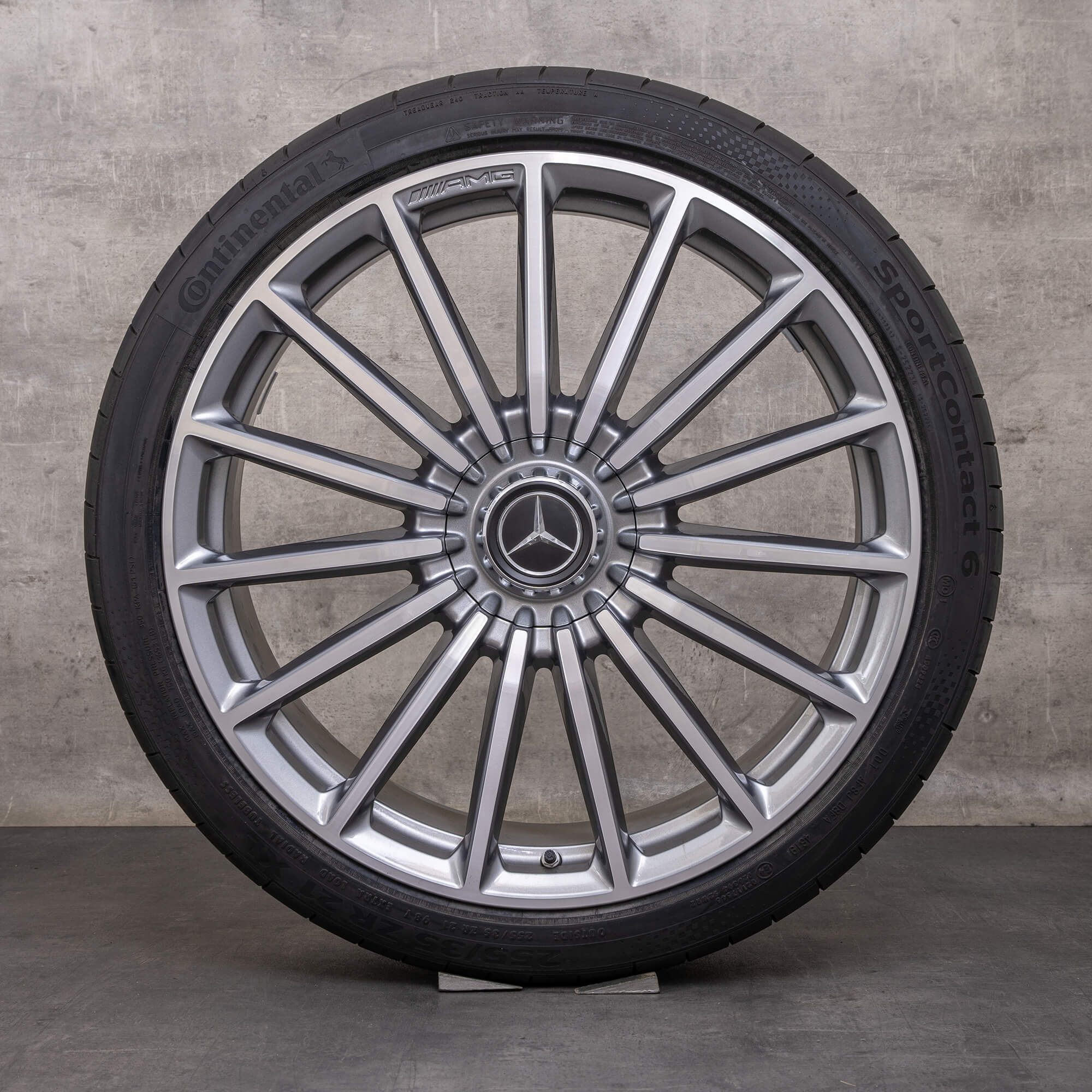 Alkuperäiset Mercedes Benz GLA GLB 35 45 AMG vanteet 21 tuuman X247 H247 kesäpyörät A2474012200 himalajanharmaa kiillotettu
