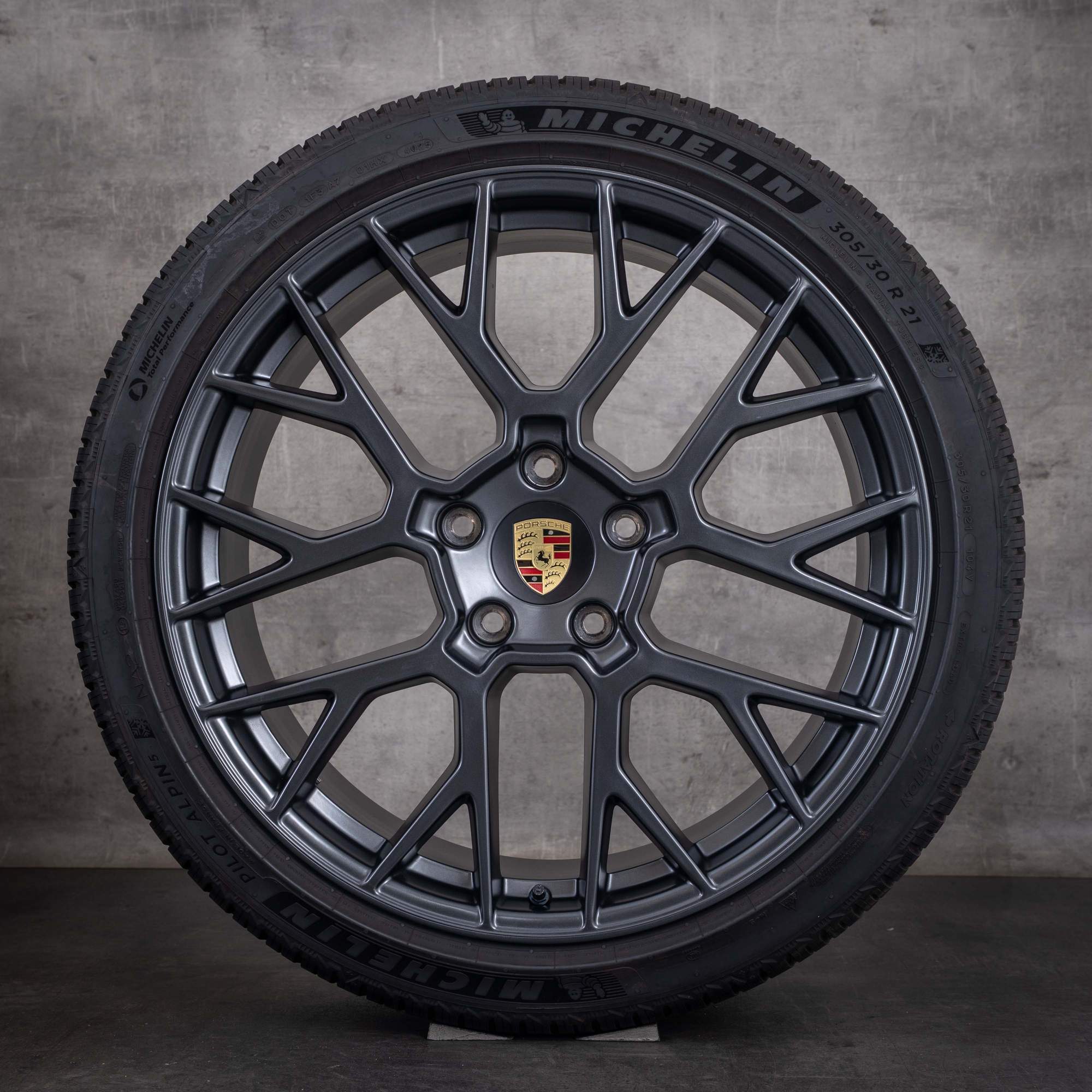 Pneus de inverno originais Porsche 992 II 20 21 polegadas Carrera C2 C4 4S GTS RS Spyder 992044631H cinzento antracite