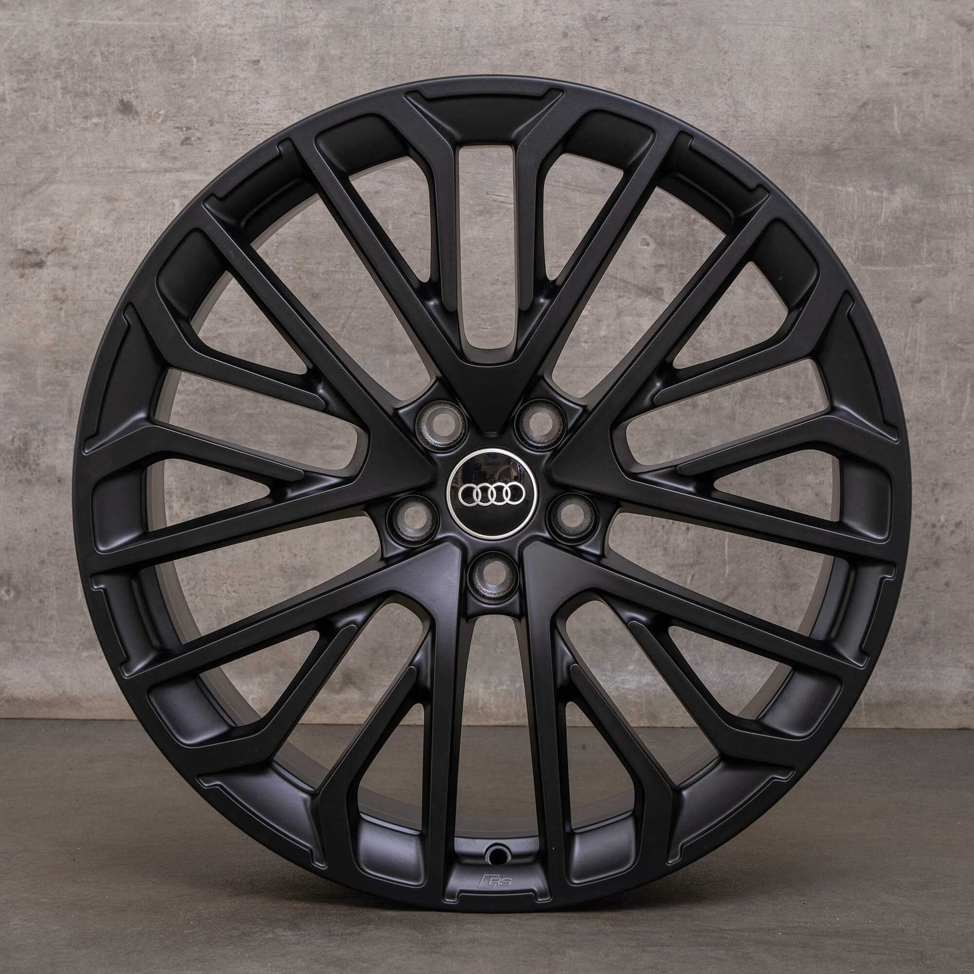 Original Audi A5 S5 fälgar 20 tum B10 8B3601025Q svart matt NYHET