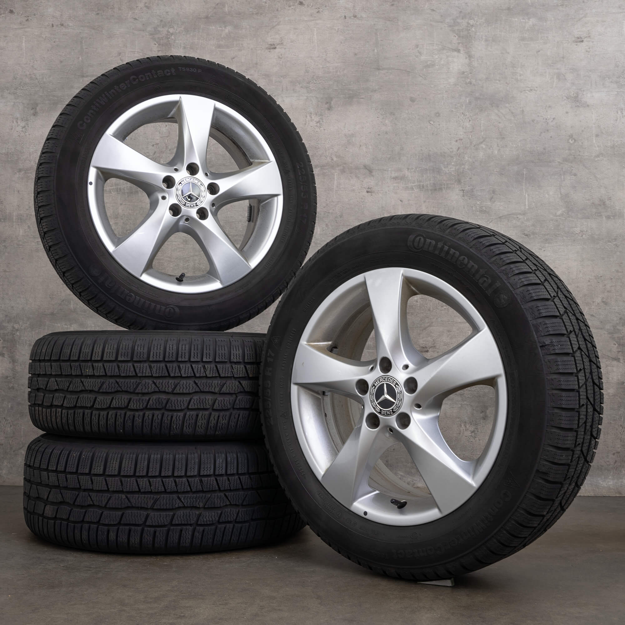 OEM Mercedes Benz Vito Viano V-Class winter wheels 17 inch W447 rims A4474012200 silver