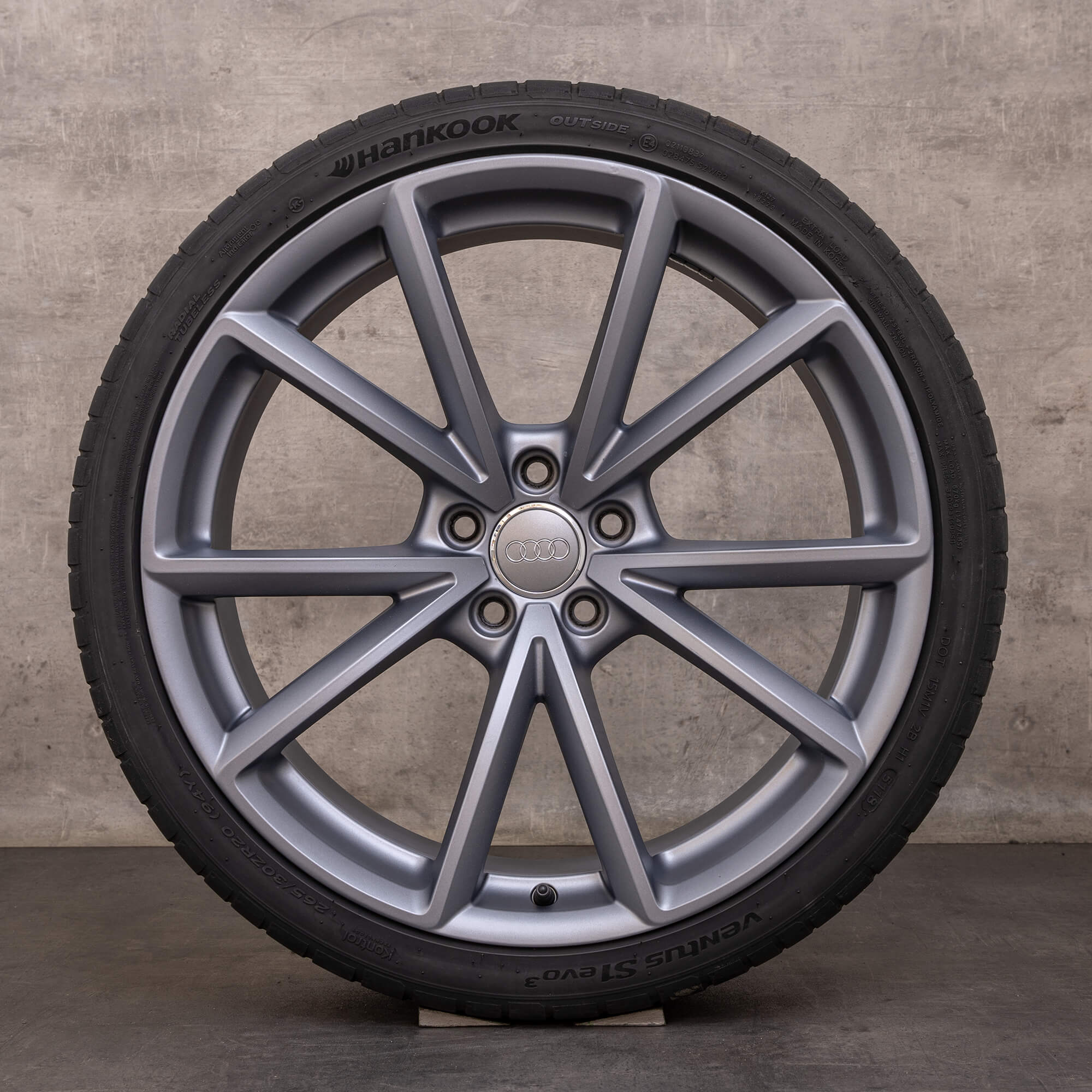 Original Audi A5 S5 vinterhjul 20 tum 8T 8F B8 fälgar / fälg 8T0601025CQ titan matt