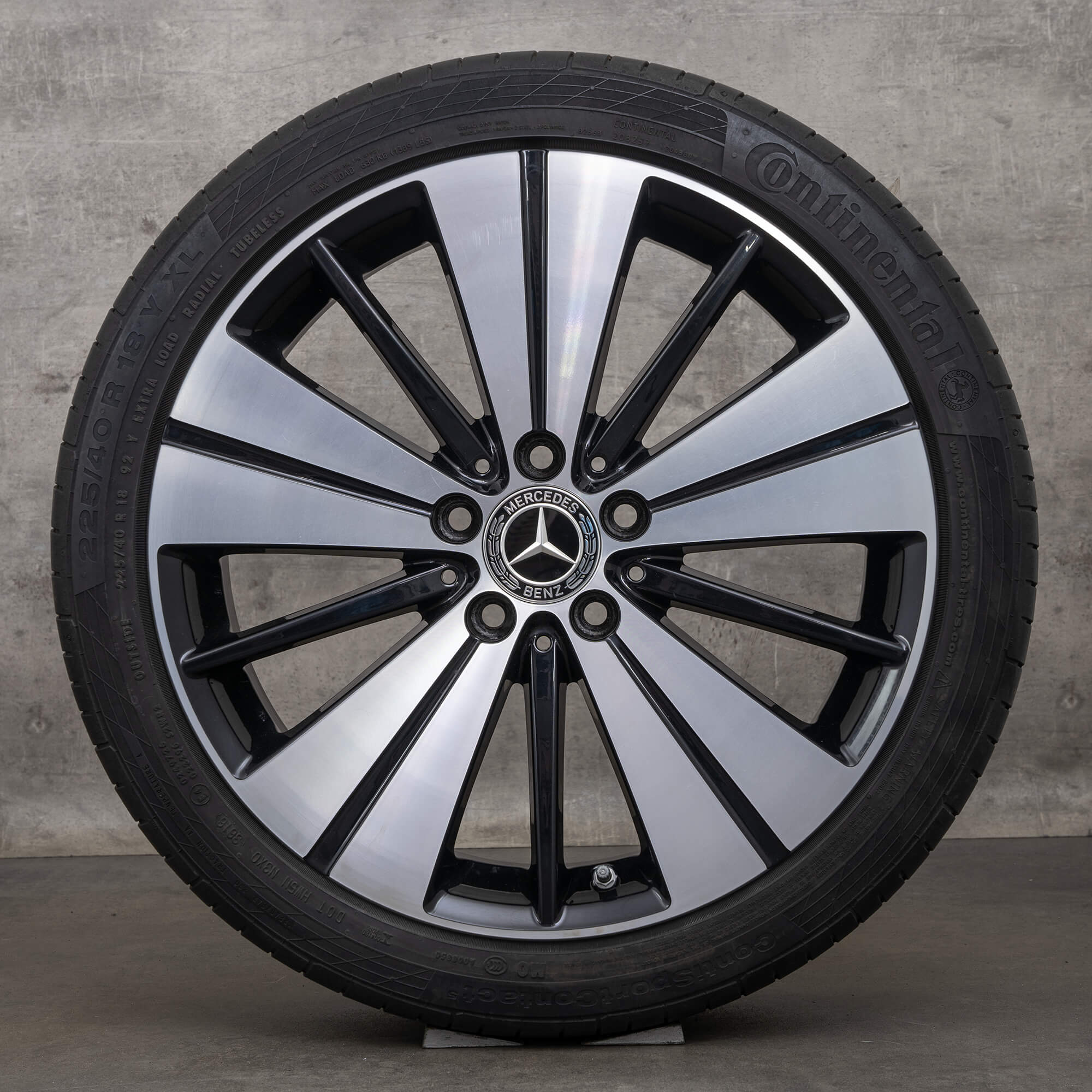 Mercedes AB classe W176 W246 CLA W117 rodas de verão jantes 18 polegadas pneus