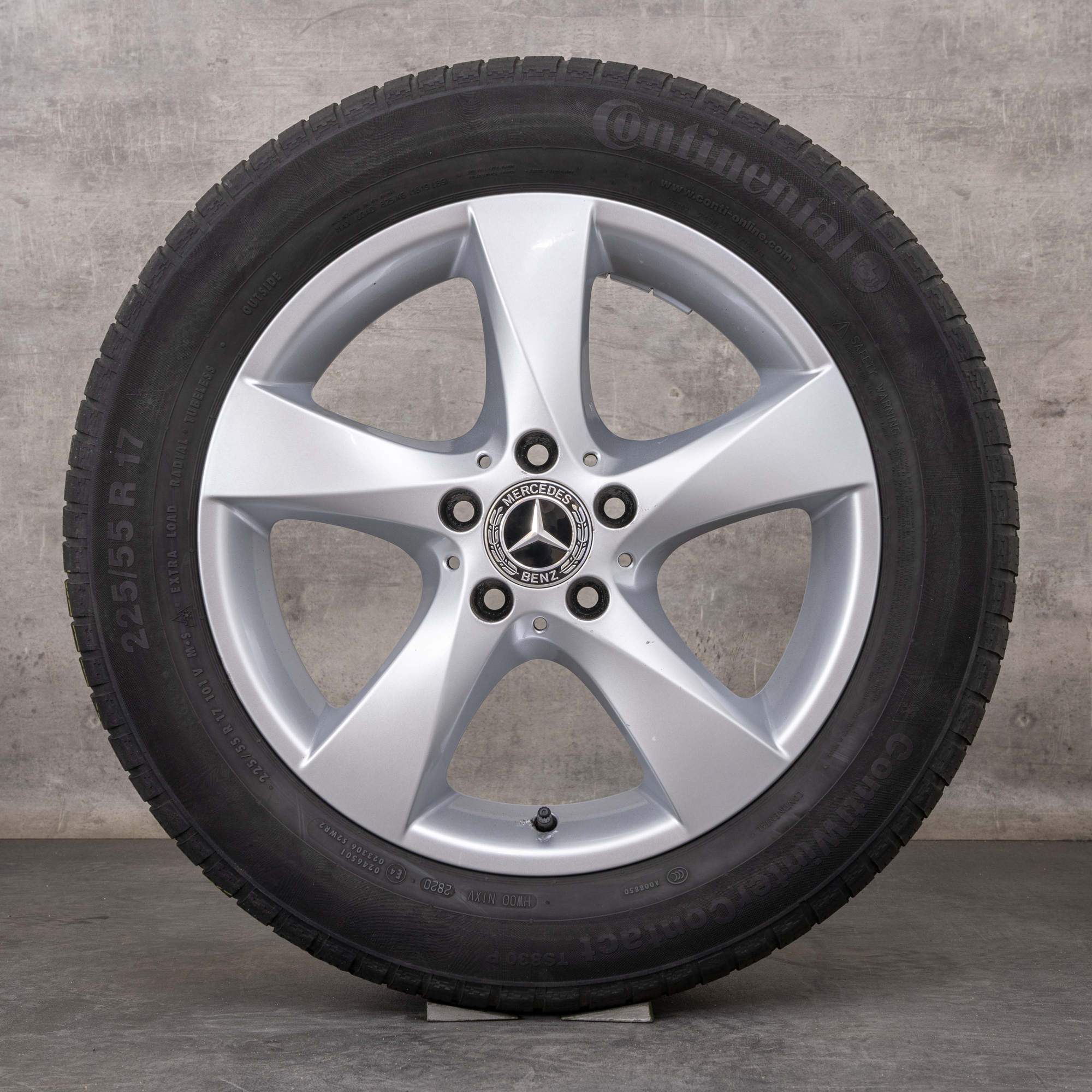 Alkuperäiset Mercedes Benz V-sarja Vito talvirenkaat 17 tuuman W447 W639 vanteet A4474012200 vanadiinihopea