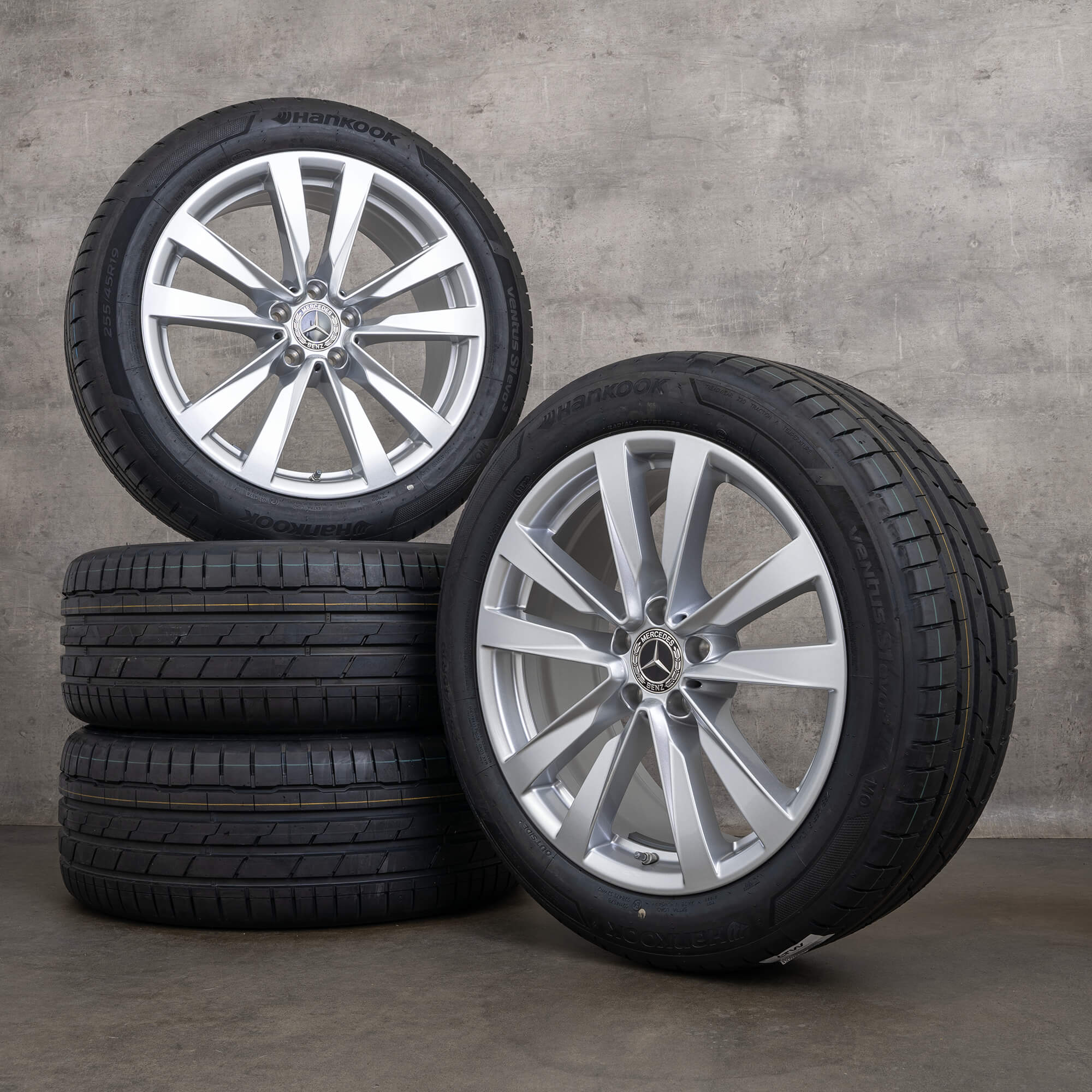 Alkuperäiset Mercedes Benz S-sarjan vanteet 19 tuuman W223 V223 X223 kesäpyörät A2234013100 hopea UUTUUS