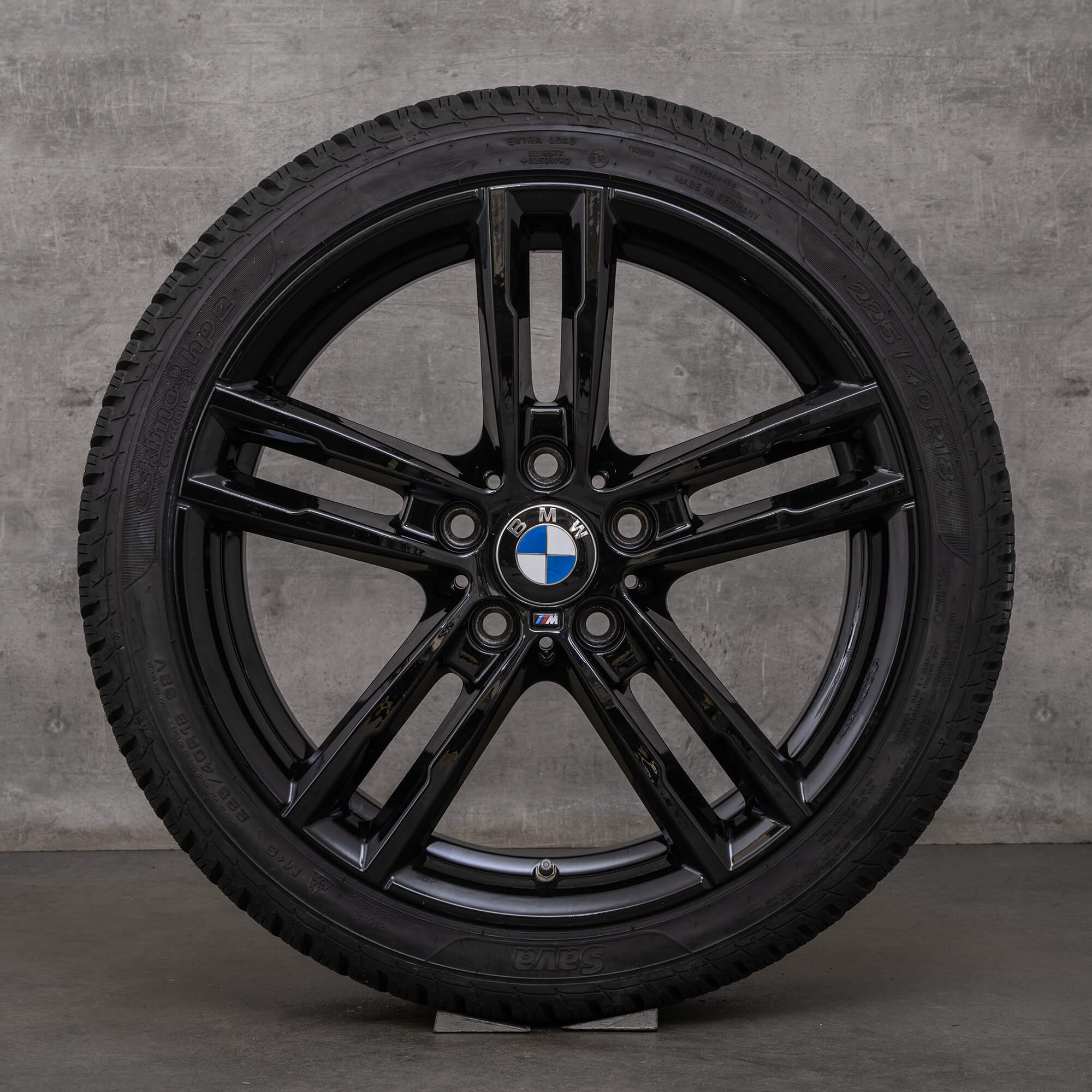 OEM BMW 1 series 2 wheels 18 inch F20 F21 F22 F23 summer styling 719 M 8074185 8074186 jet black