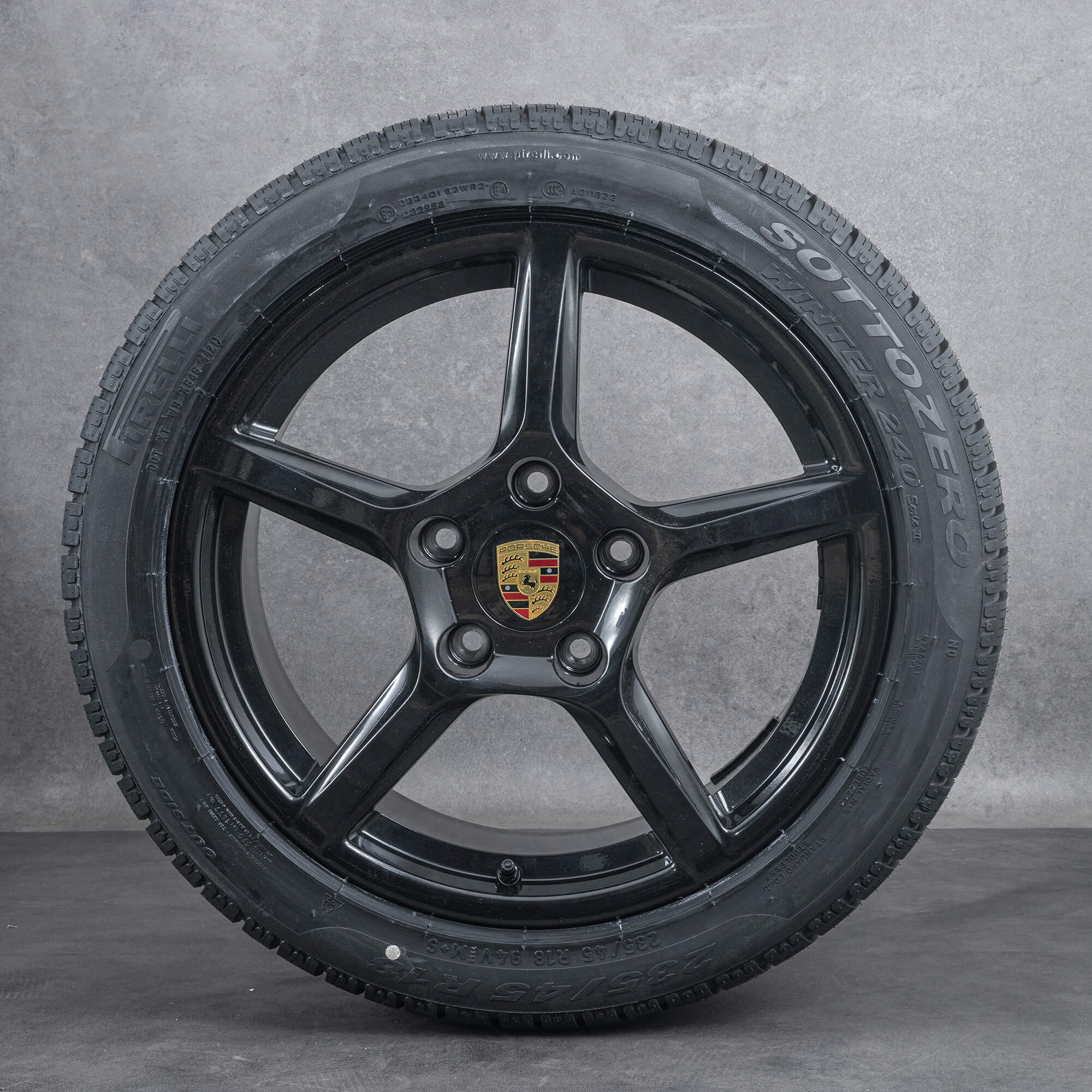 Original Porsche 18 pouces jantes Boxster Cayman 981 Winterrder pneus d'hiver NEUF