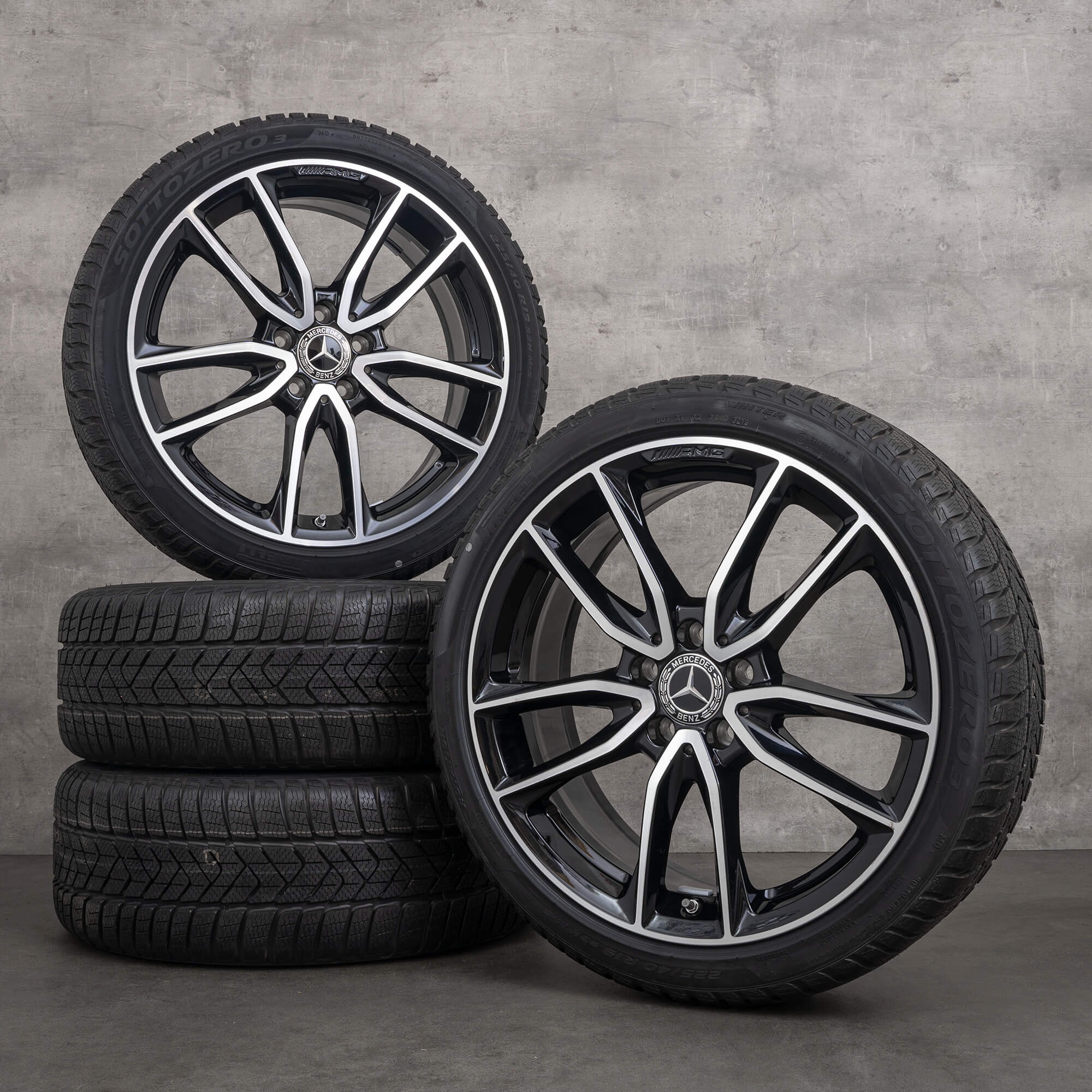 AMG Mercedes AB CLA W177 W247 W118 kışlık jantlar 19 inç A1774011700