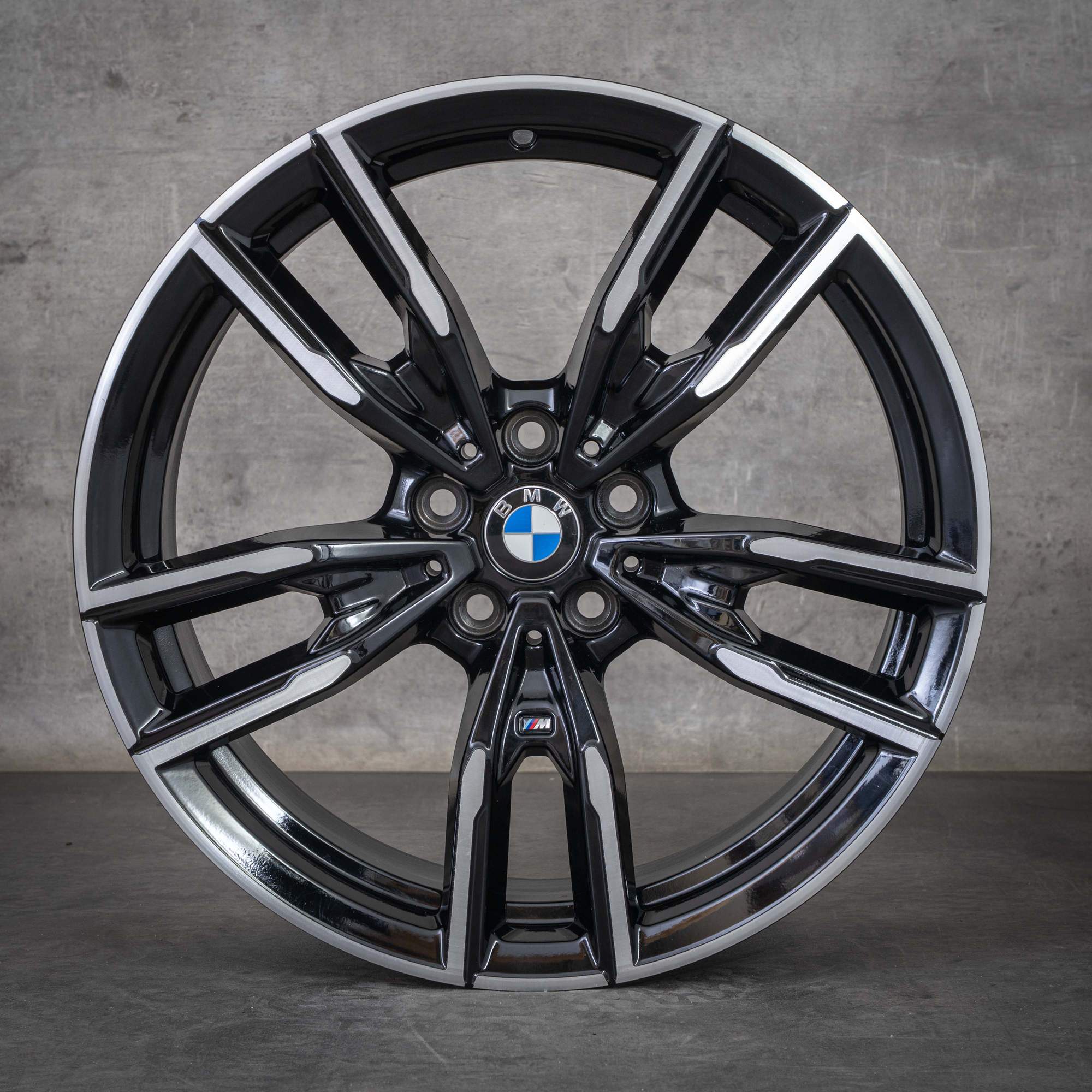 Alkuperäiset BMW 2-sarjan 3-sarjan 4-sarjan vanteet 19 tuuman G42 G20 G21 G22 G23 Styling 792 M 8089894 8089895 musta kiillotettu