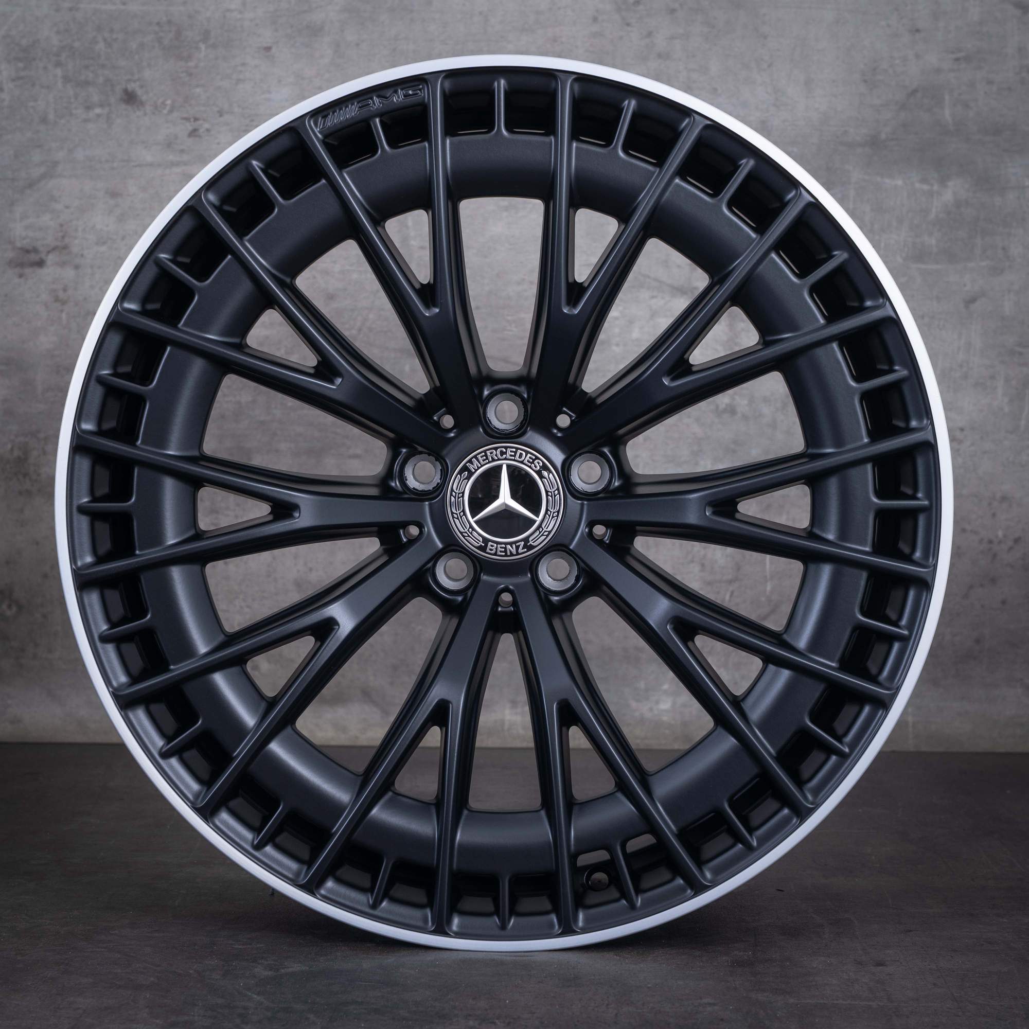 OEM Mercedes-Benz CLE 53 AMG 20inch winter wheels C236 A236 4Matic rims A2364012900 A2364013000 Matte Black Diamond Cut Edges NEW