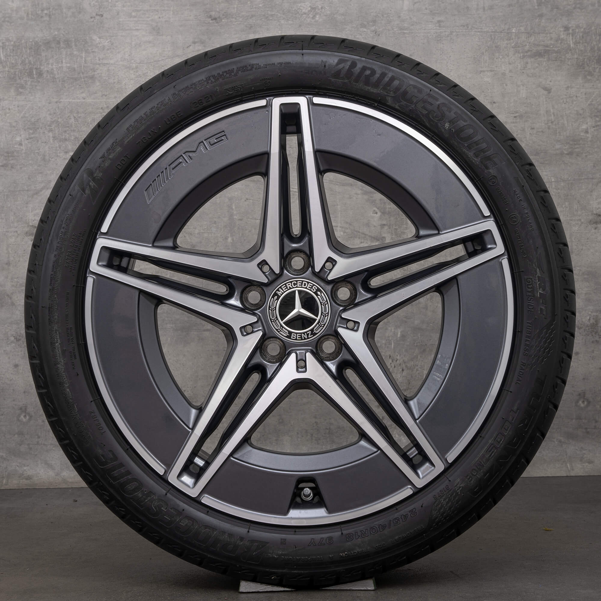 AMG Mercedes Benz C-Class W206 S206 summer tires 18 inch rims wheels