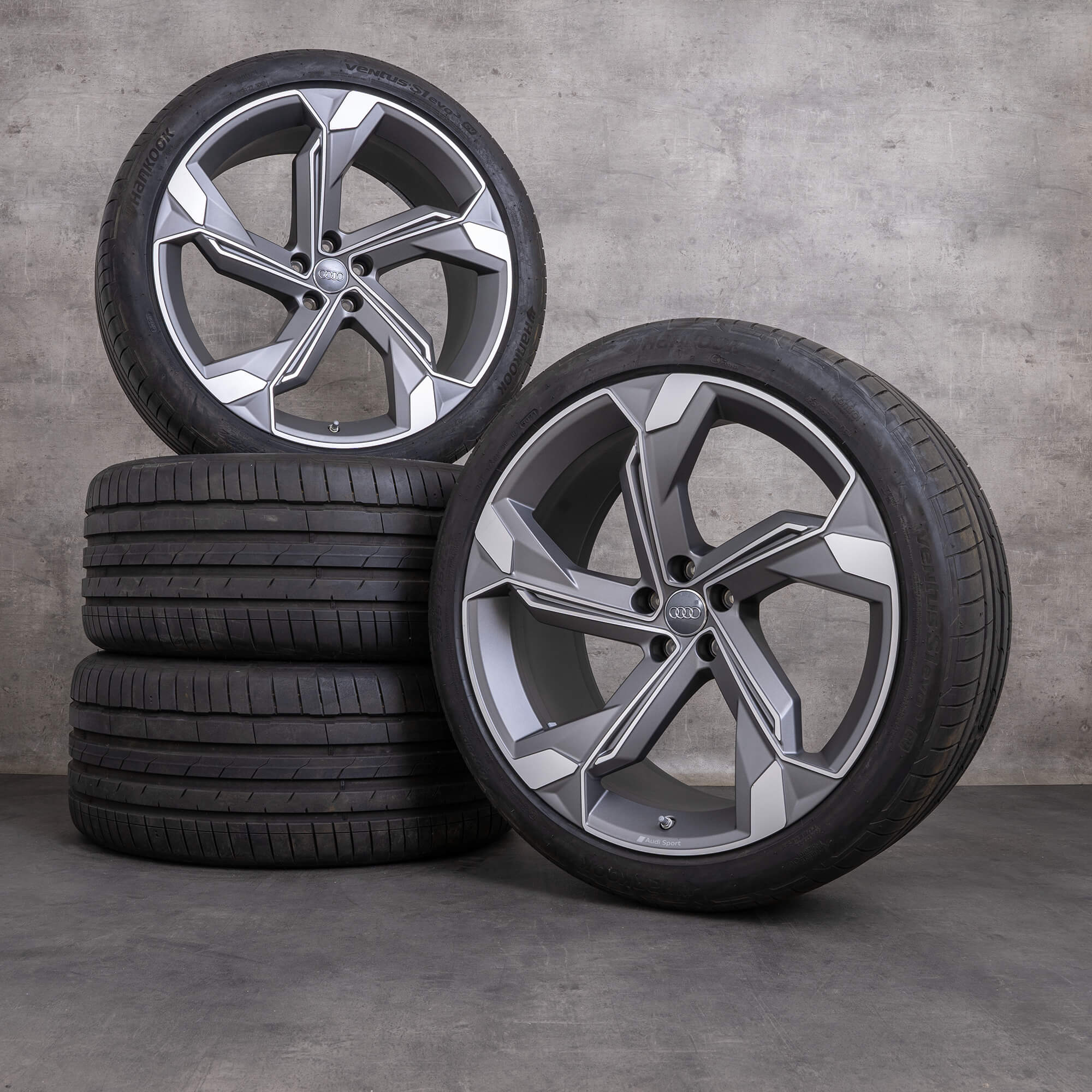 Originale Audi e-tron S SQ8 cerchi 22 pollici GE Sportback estivi 4KE601025D antracite lucido tornito