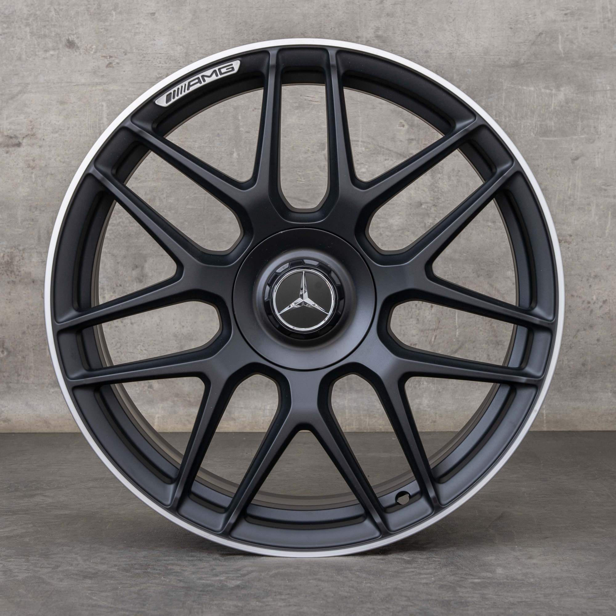 Original Mercedes Benz A-Klasse A 45 CLA 45 AMG Felgen 19 Zoll W177 X118 C118 A1774012500 schwarz matt glanzgedreht NEU