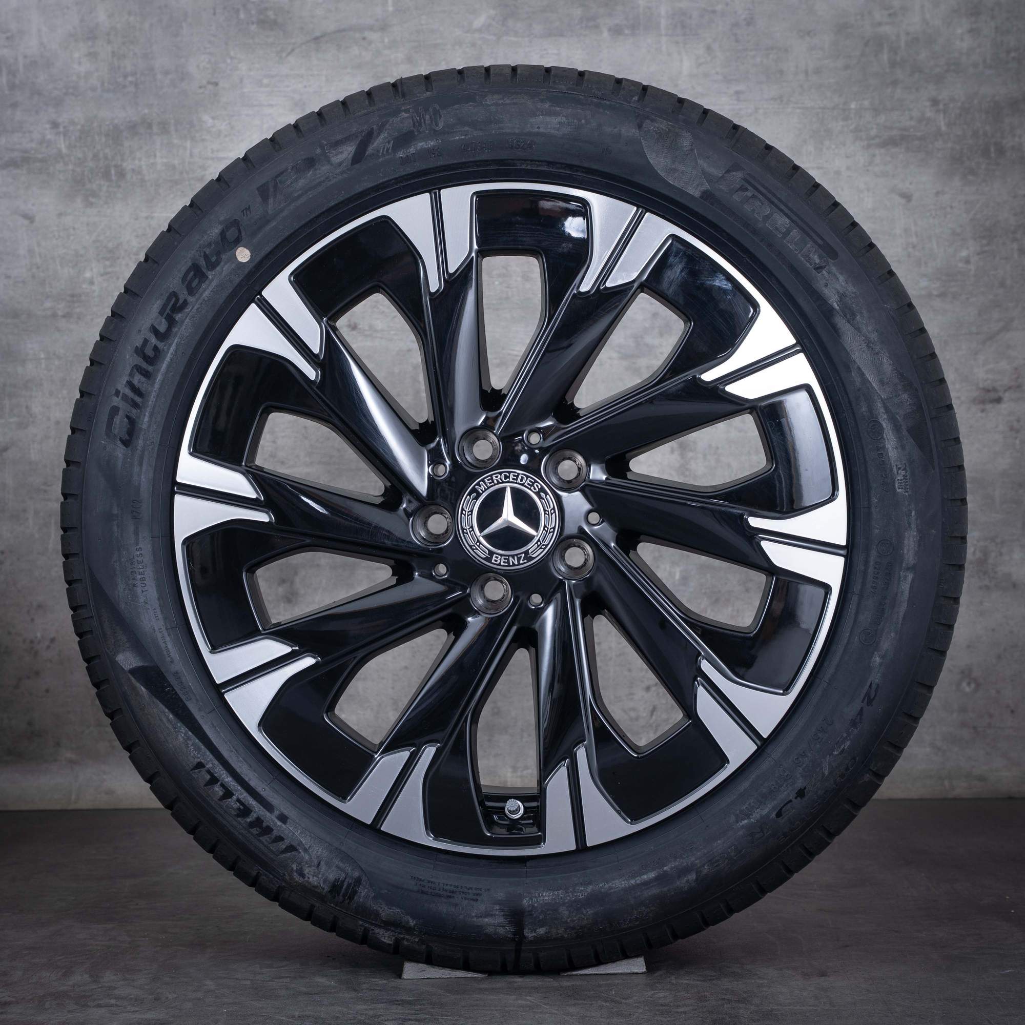 Oryginał Mercedes Benz Klasa V koła 18 cali W447 letnie A4484011500 czarne polerowane NOWOŚĆ