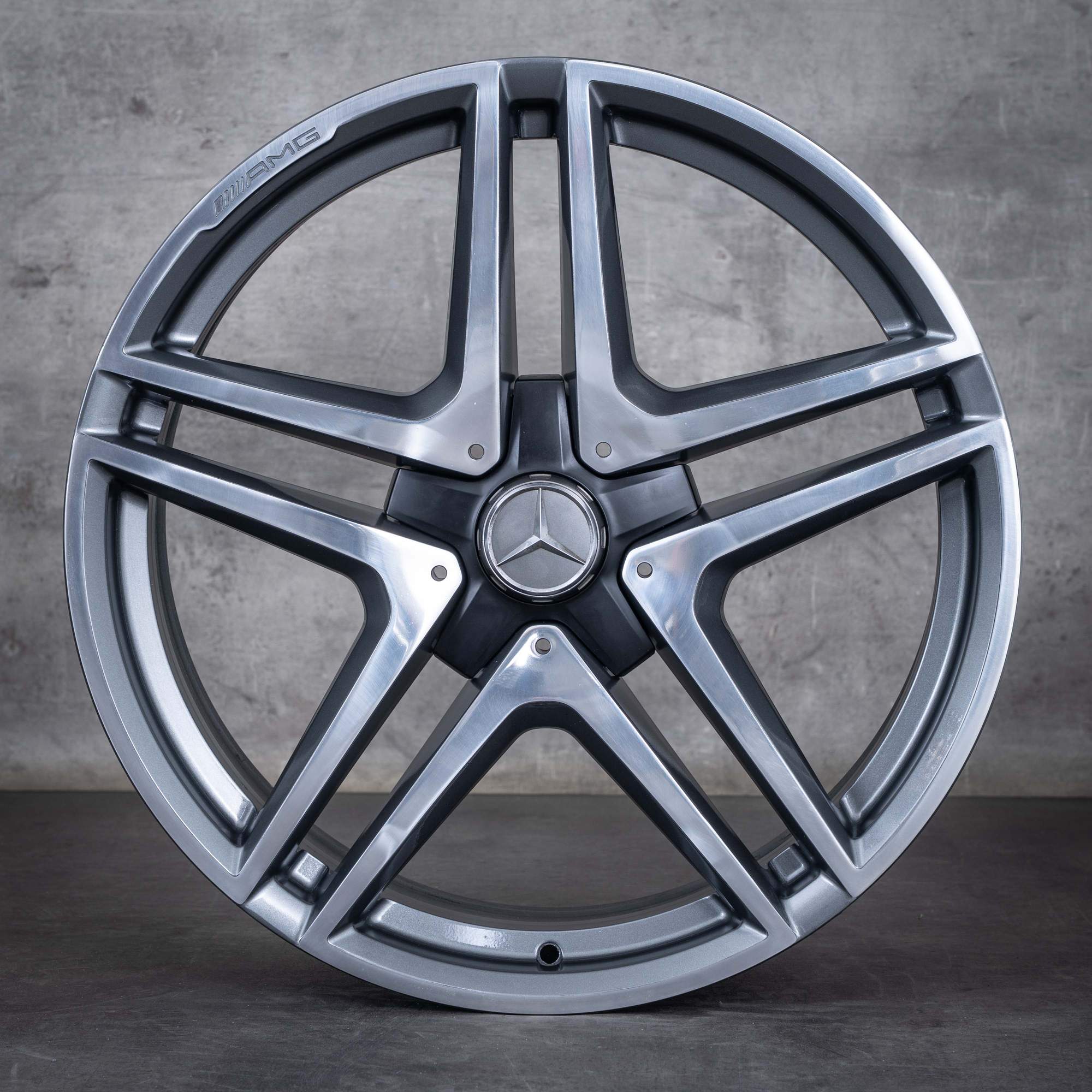 Alkuperäiset Mercedes Benz S-sarjan S63 S65 AMG vanteet 20 tuuman W222 A217 C217 A2224010800 A2224010900 himalaya harmaa Kiillotettu