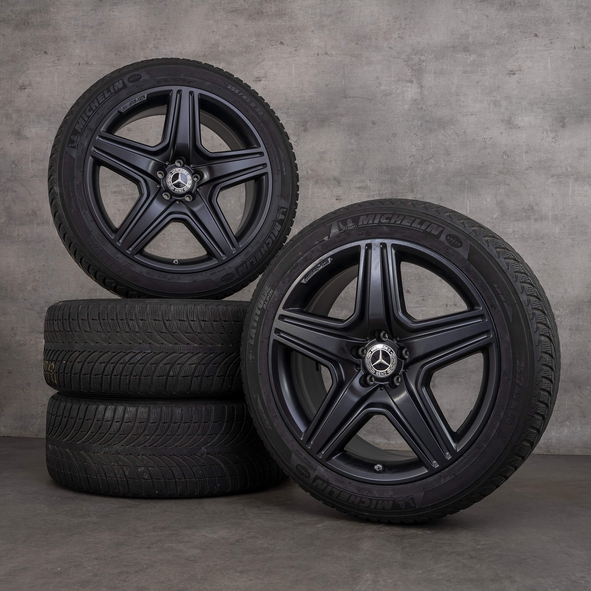 AMG GLE63 ML63 X166 winter wheels Mercedes Benz 20 inch tires rims
