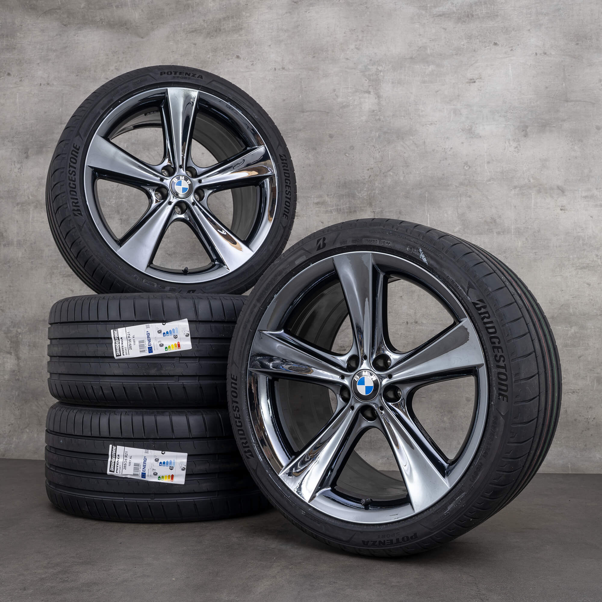 BMW 21 inch rims X5 F15 E70 X6 F16 styling 128 summer wheels 6859425 ...