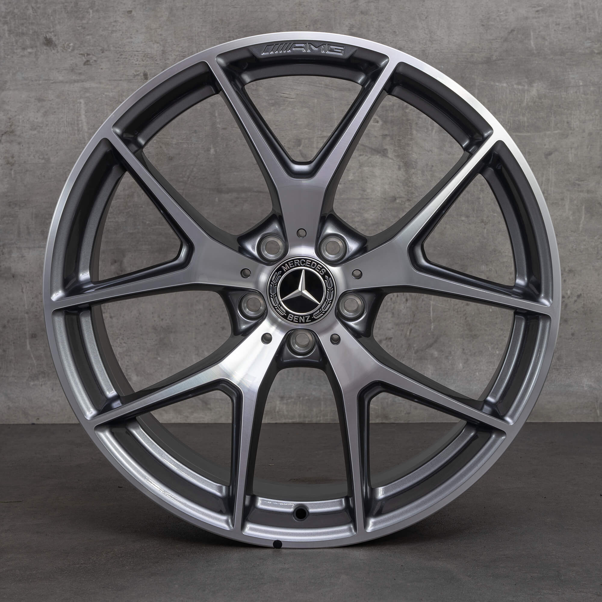 Originální alu kola Mercedes Benz GLC & 43 AMG 20" X253 C253 A2534015500 A2534015600 titanově šedá vysoce lesklá NOVÁ