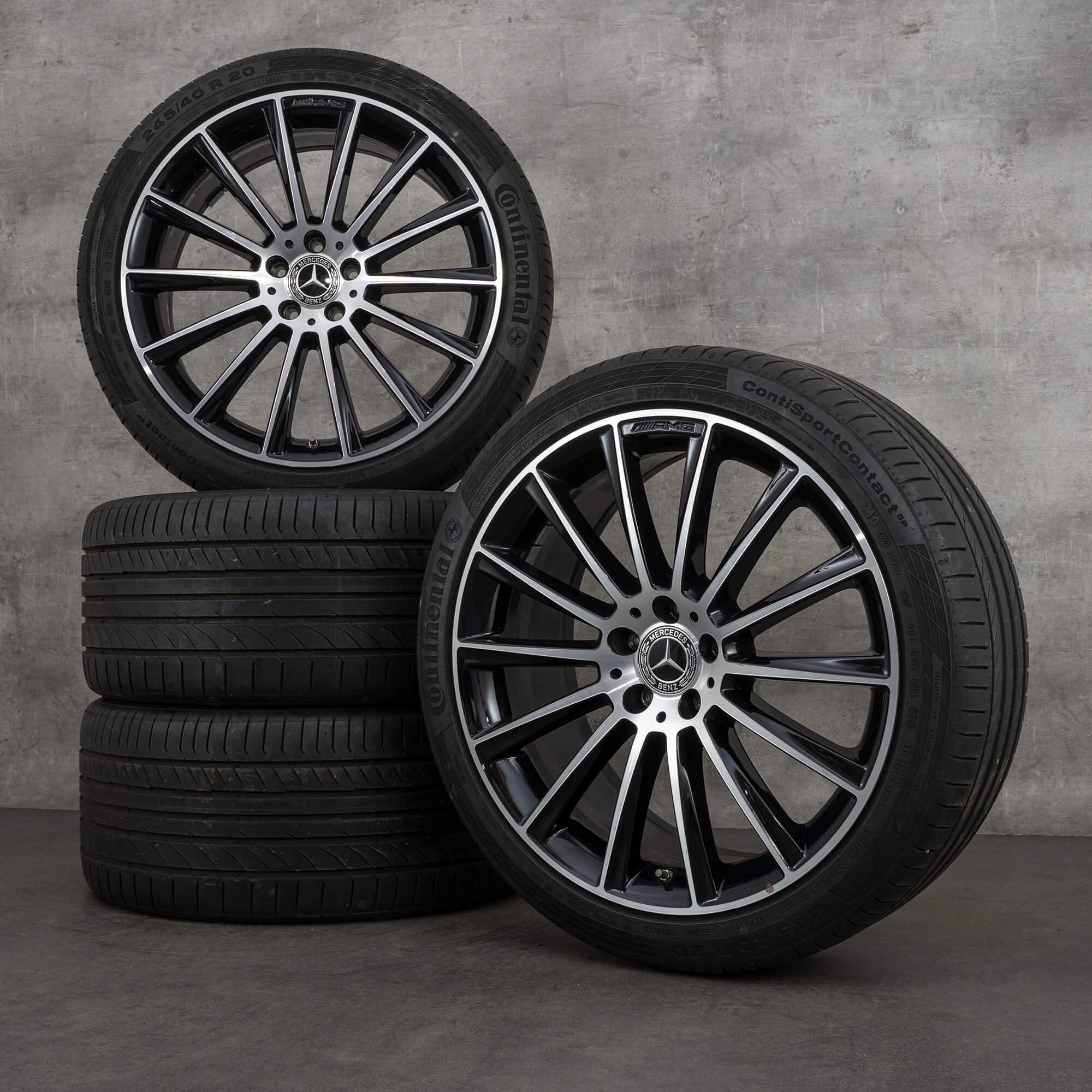 Mercedes 20 inch AMG rims S-Class W222 C217 A217 summer wheels summer tires
